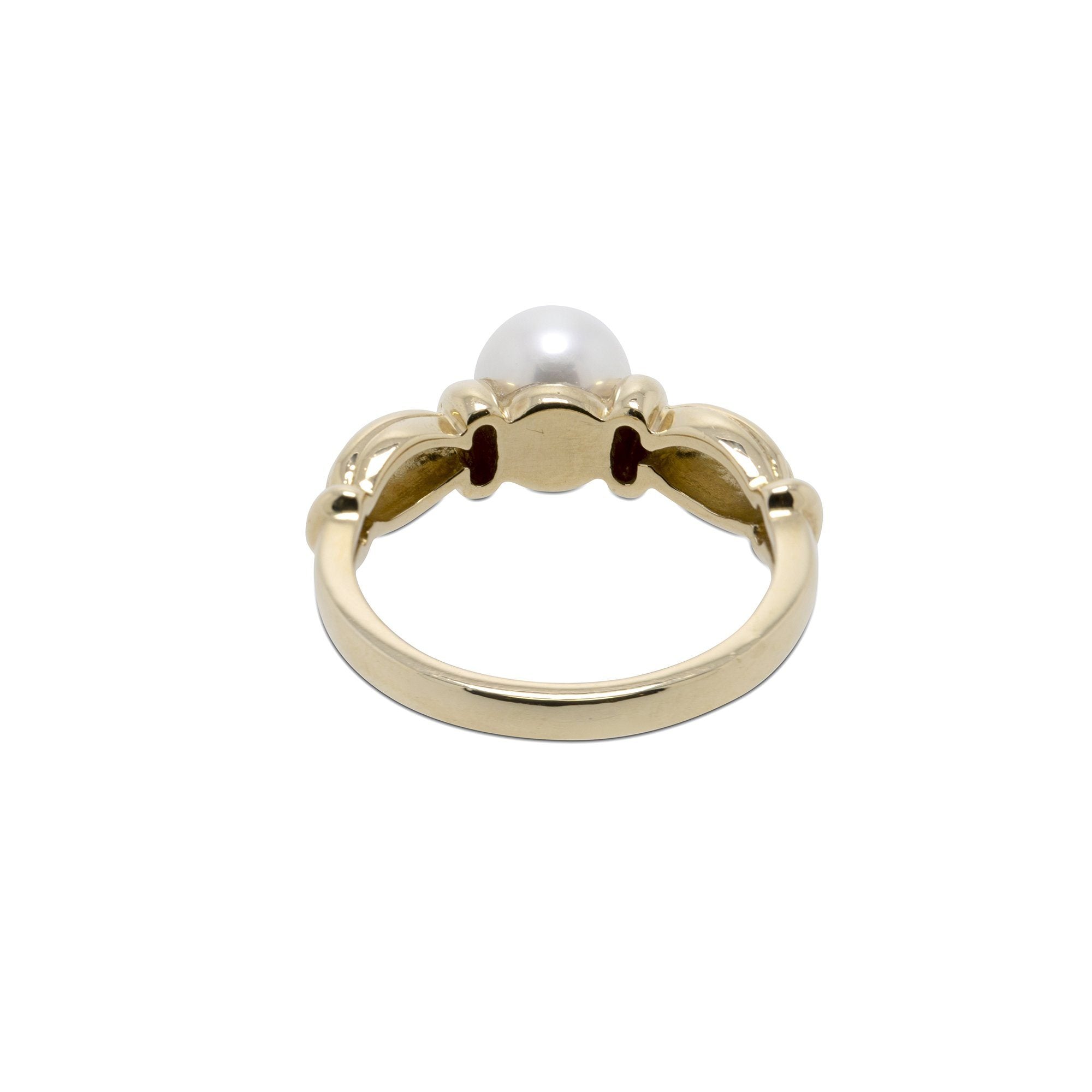 Tiffany & Co. Vintage 18k Gold Pearl Cocktail Ring