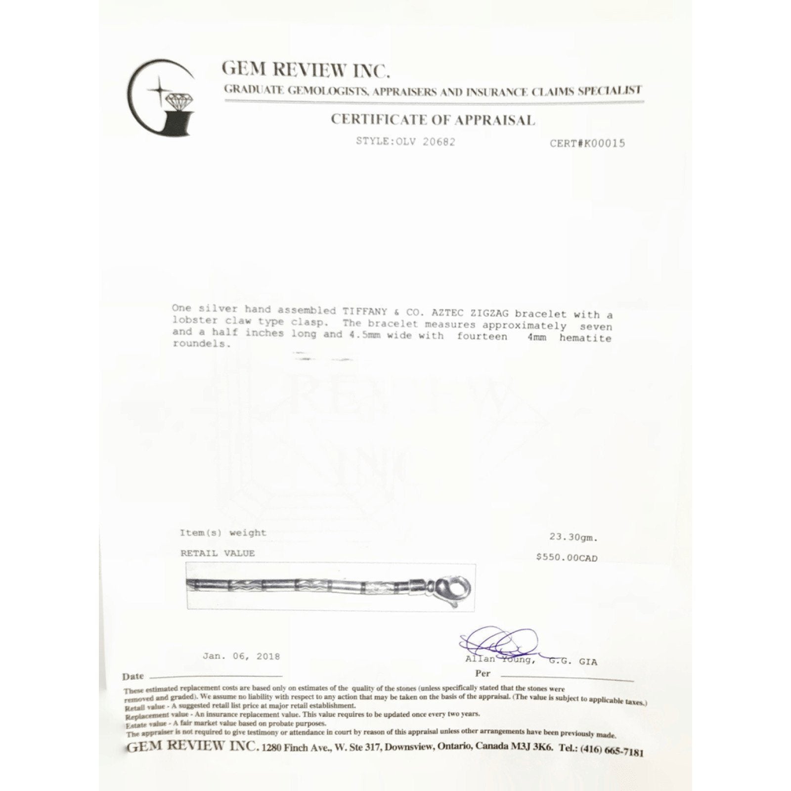 Tiffany & Co. Vintage Link Bracelet