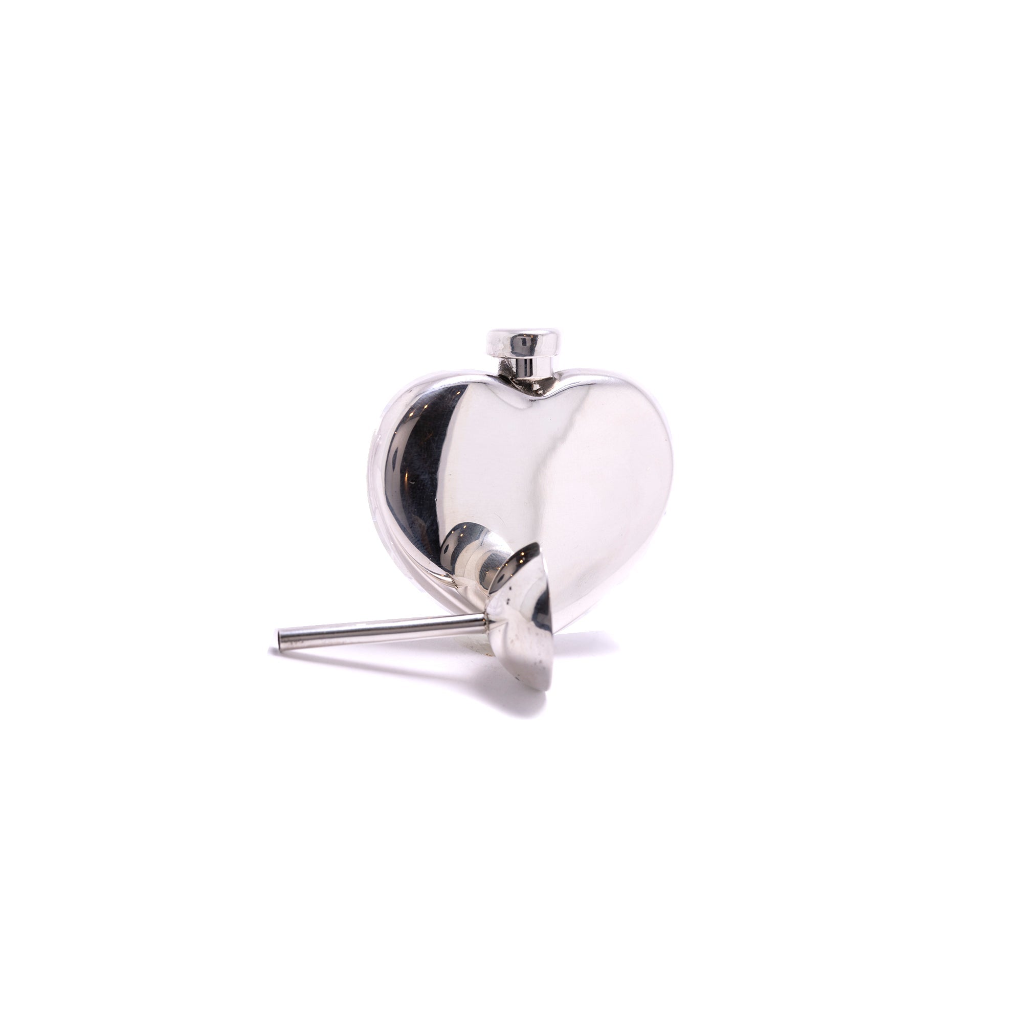 Tiffany & Co. Vintage Sterling Silver Heart Perfume Flask w/ Box
