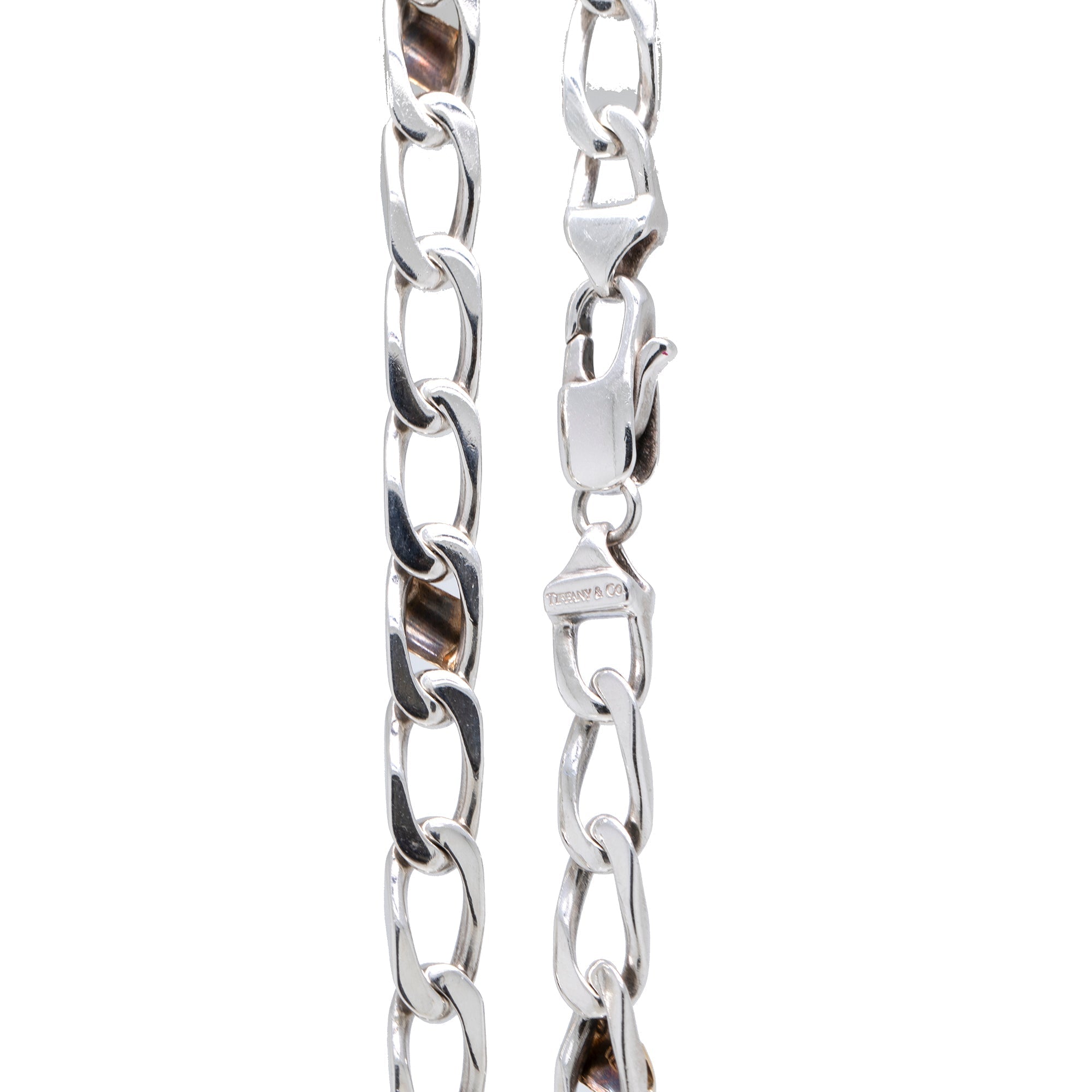Tiffany & Co. Vintage Two-Tone Curb Link Necklace