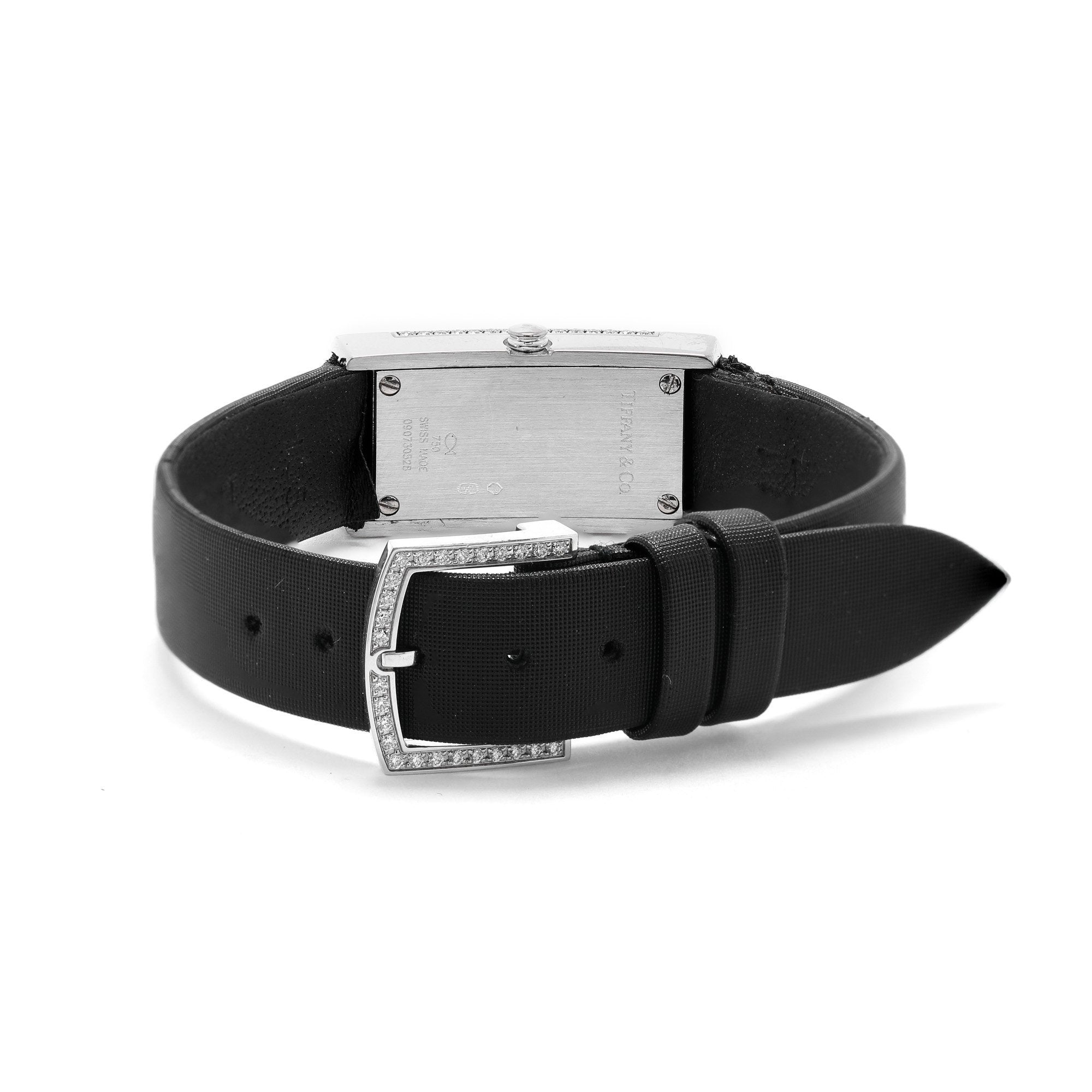 Tiffany & Co. White Gold & Diamond Classique Watch