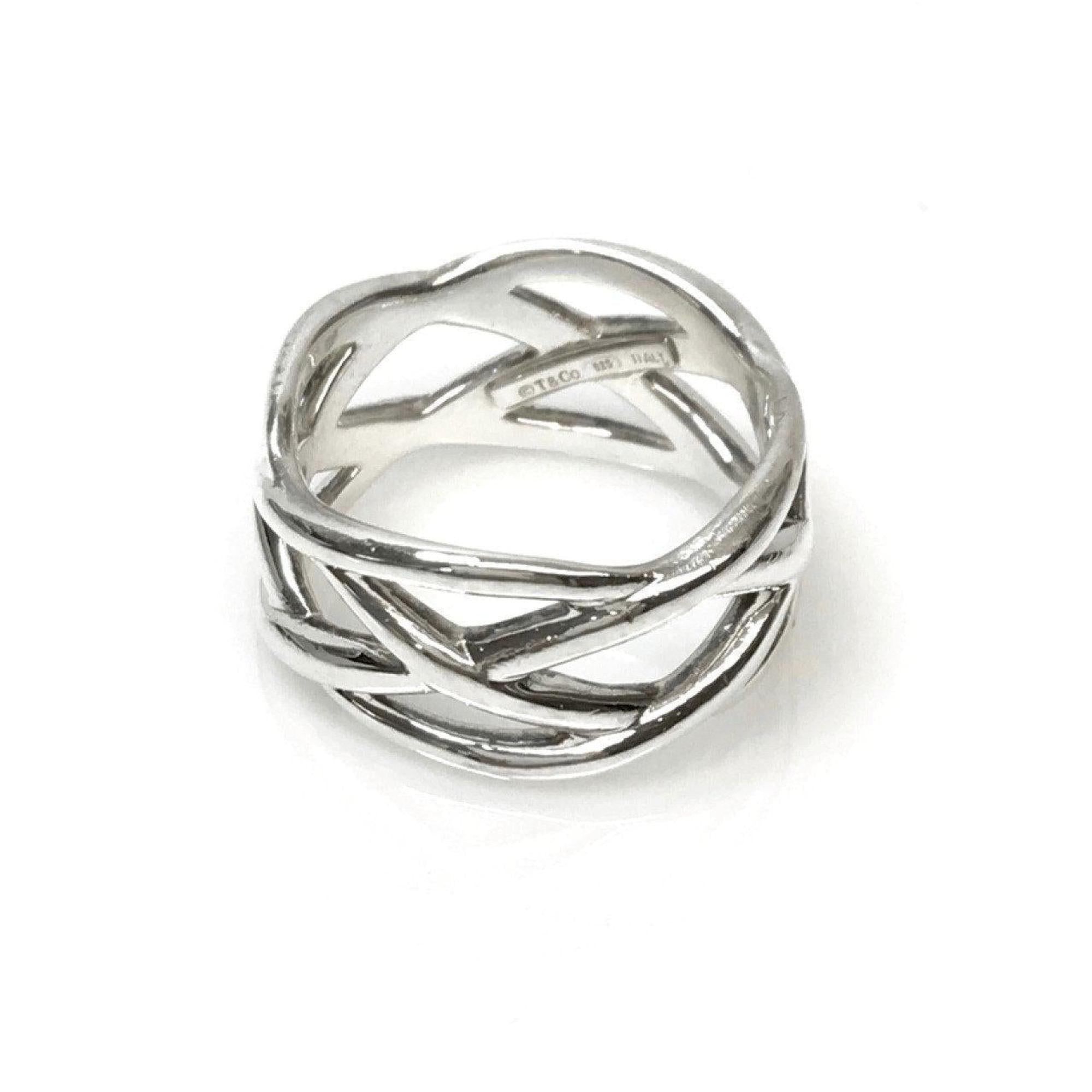 Tiffany & Co. Wide Crossover Ring