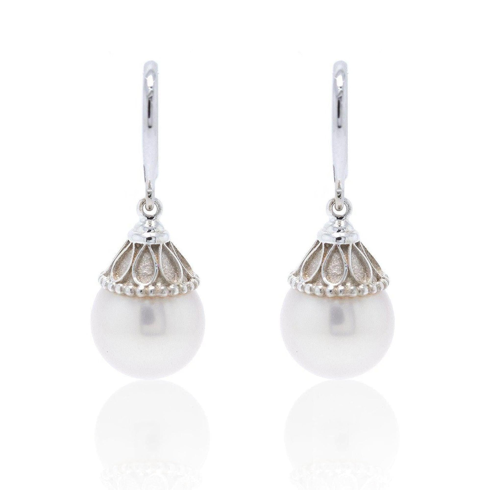 Tiffany & Co. Zeigfeld Pearl Drop Earrings