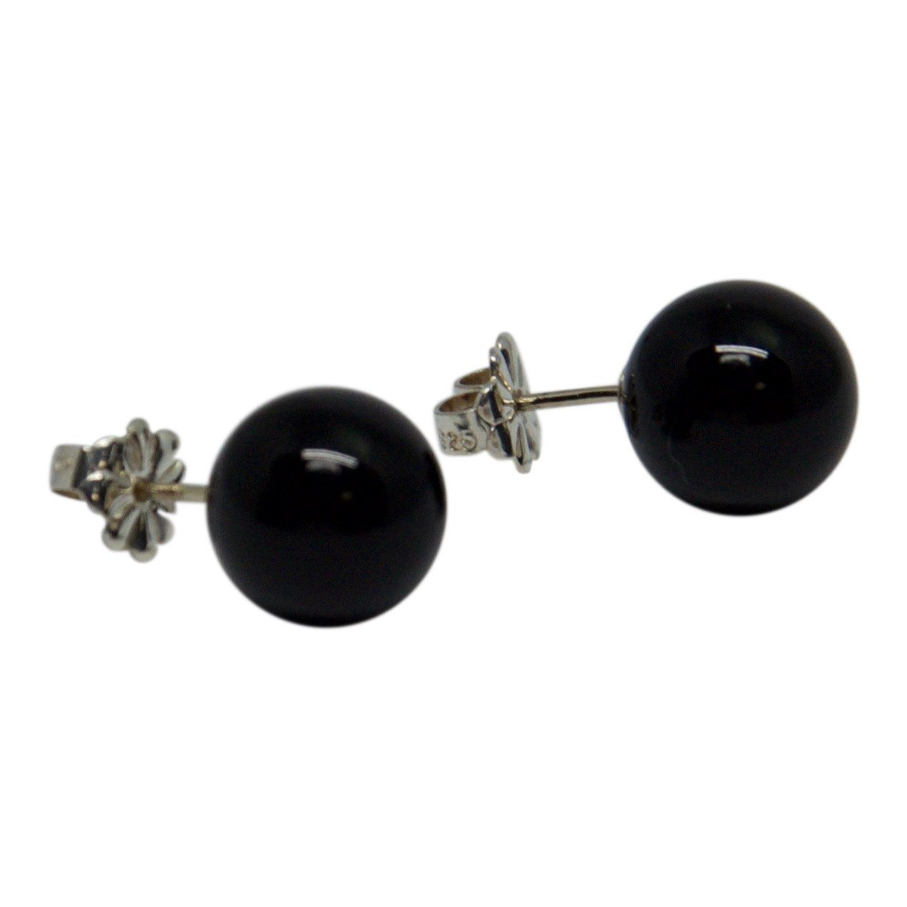 Tiffany & Co. Ziegfeld Collection Black Onyx Bead Earrings
