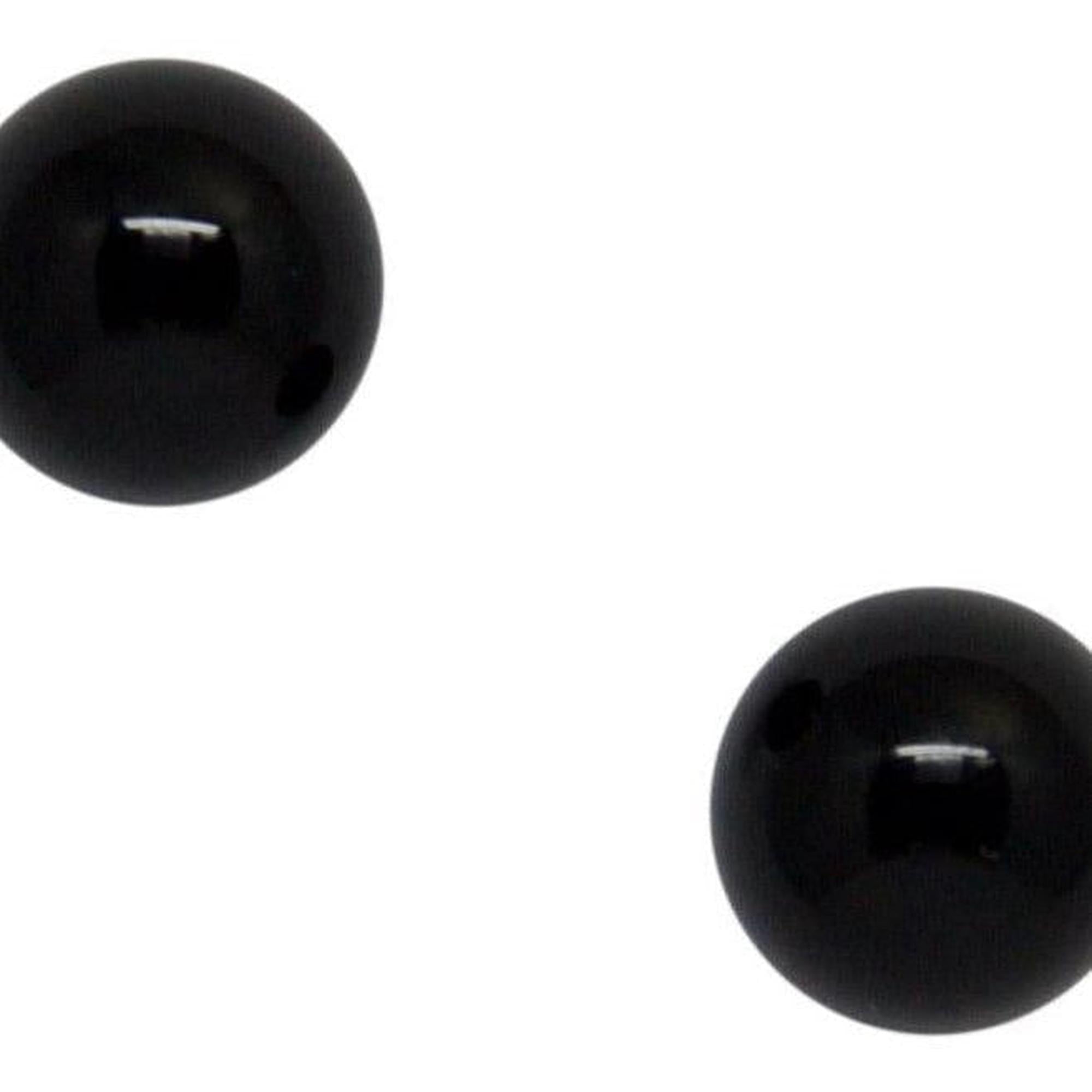 Tiffany & Co. Ziegfeld Collection Black Onyx Bead Earrings