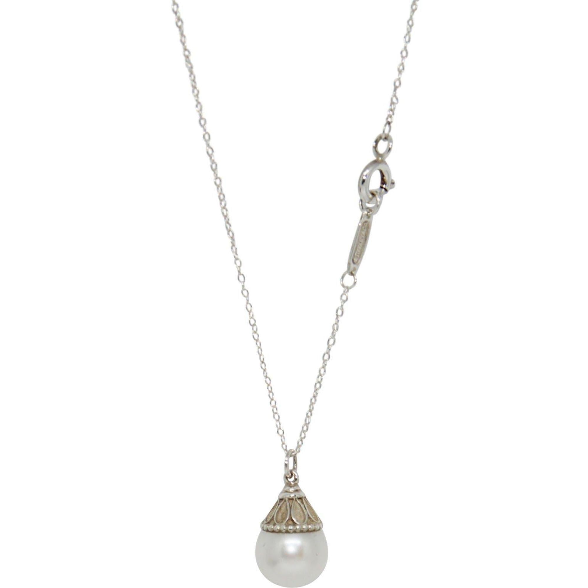 Tiffany & Co. Ziegfeld Pearl Pendant Necklace