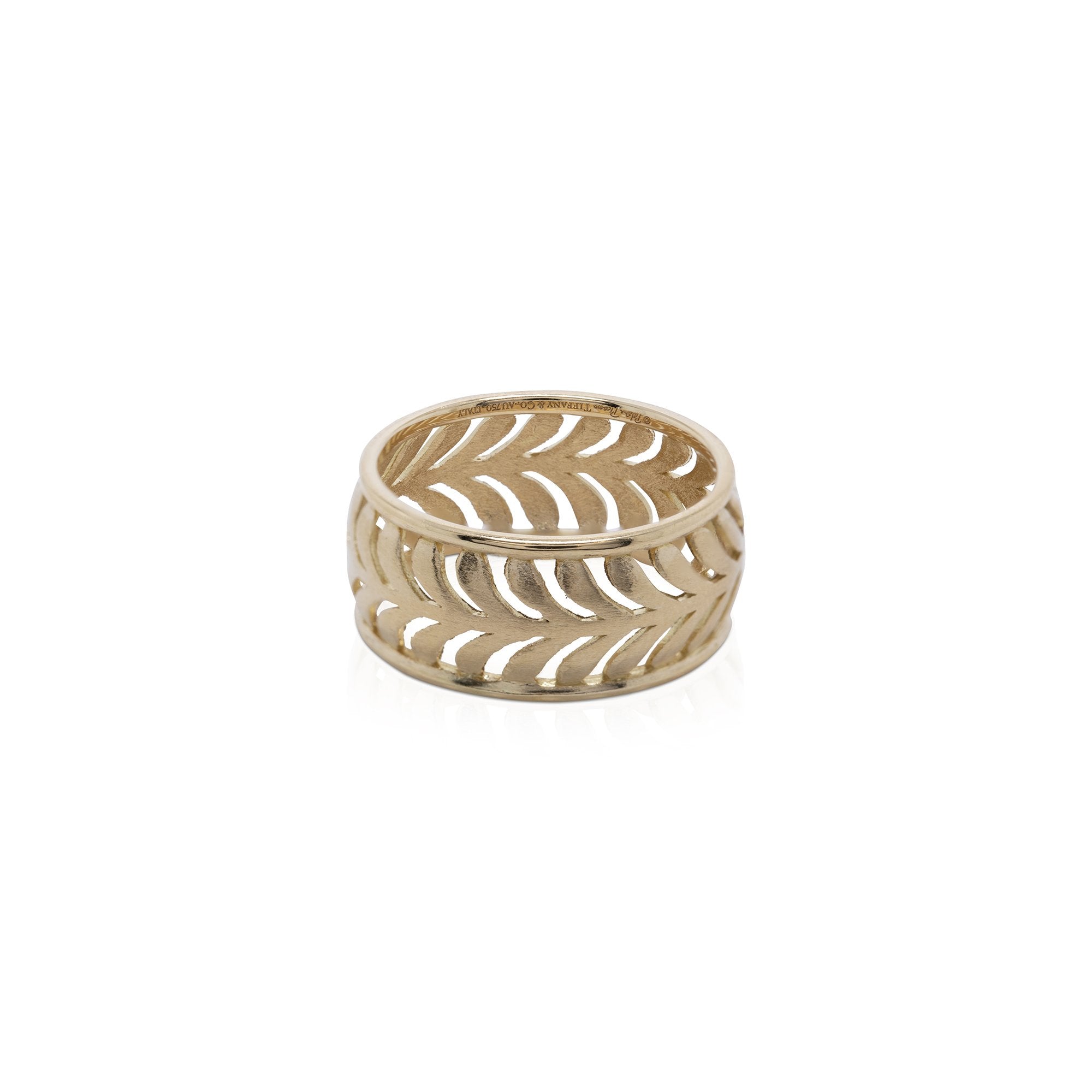 Tiffany and Co. 18k Gold Paloma Picasso Villa Palm Ring