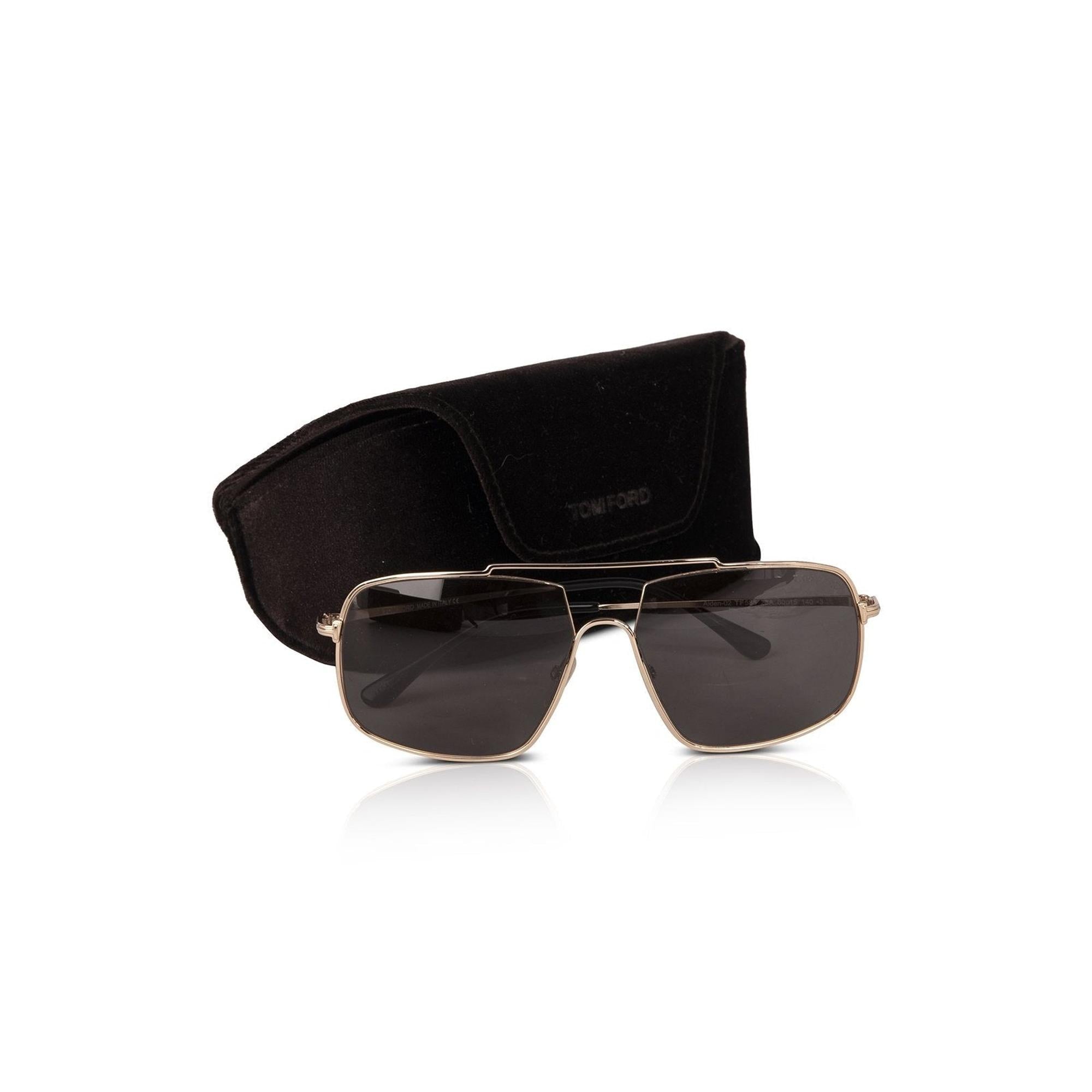 Tom Ford Black Len Sunglasses w/ Case