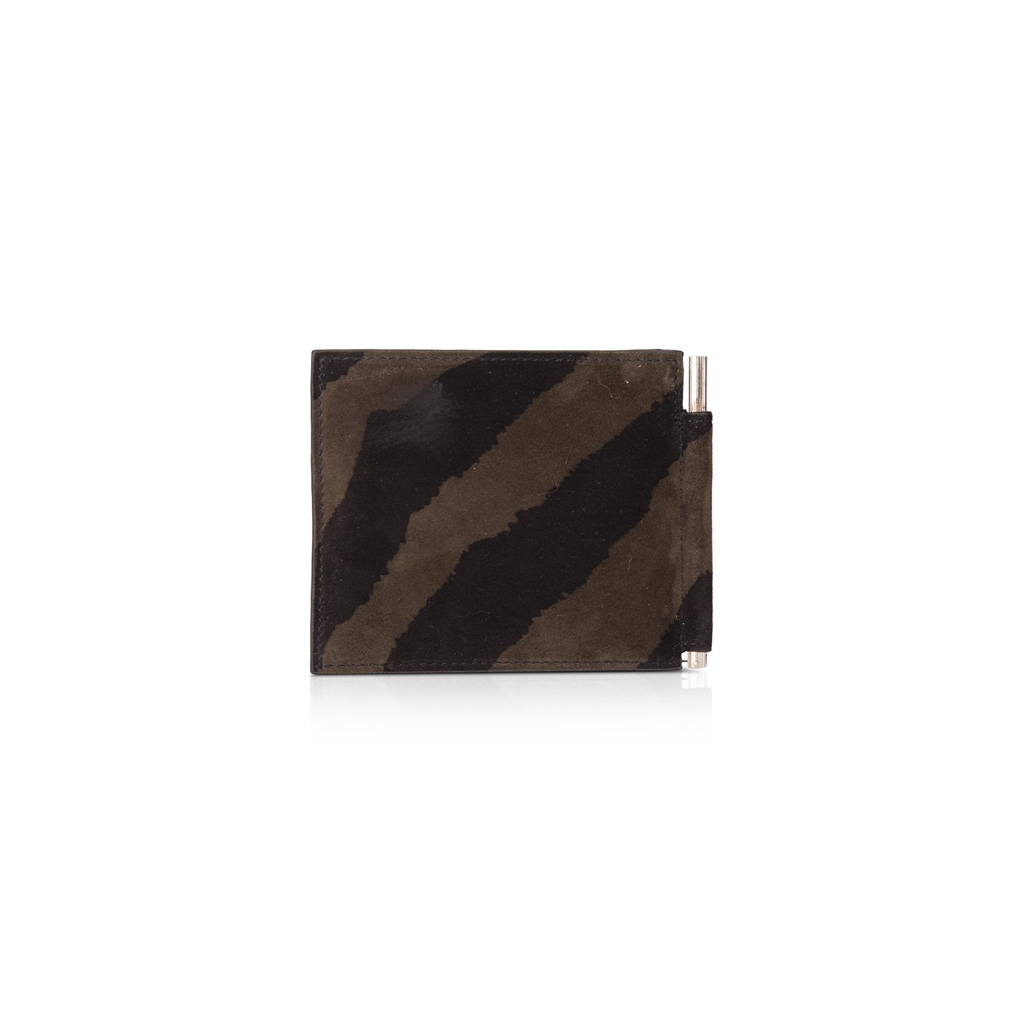 Tom Ford Suede Money Clip Wallet w/ Box