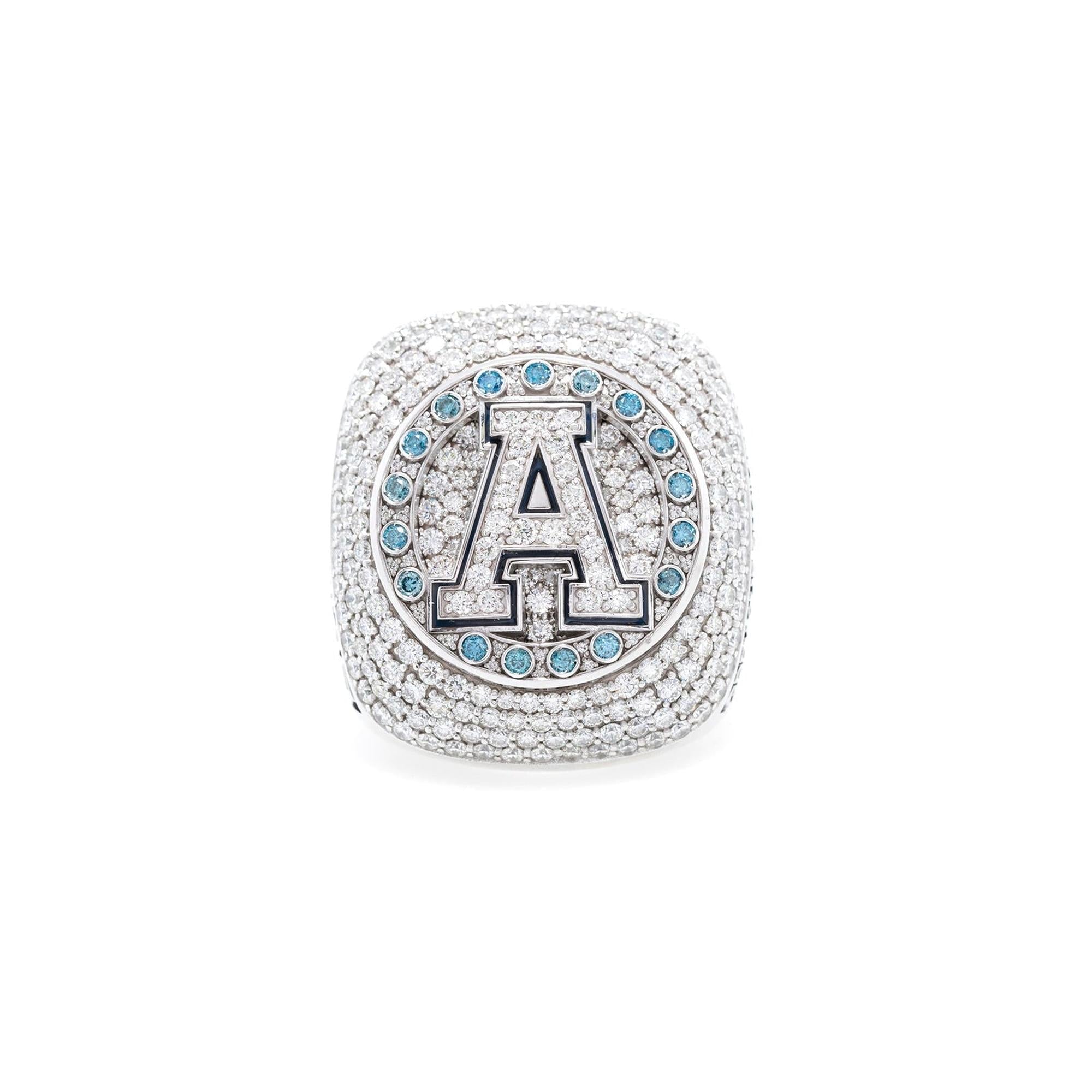 Toronto Argonauts CFL Grey Cup 2017 Championship Diamond Ring w/ Presentation Case