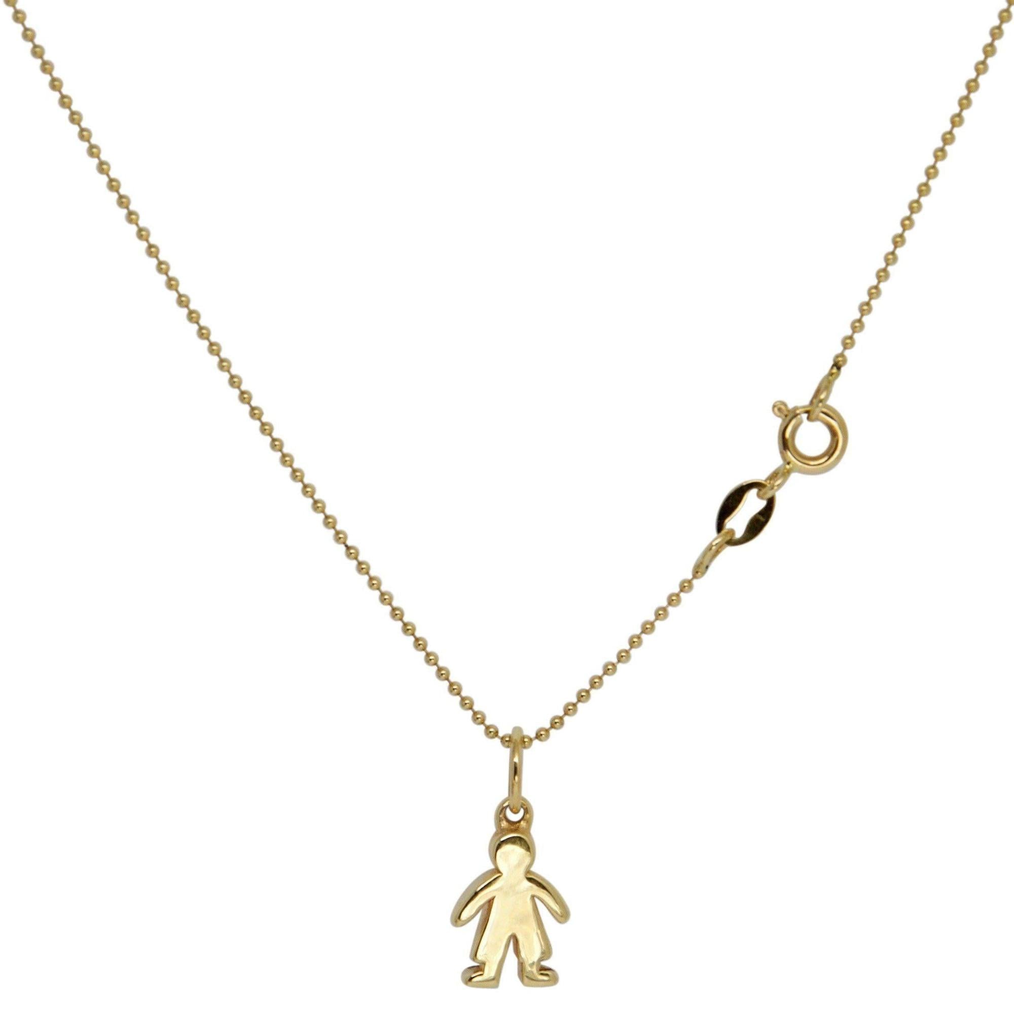 Tous 18k Gold Sweet Dolls Pendant Necklace