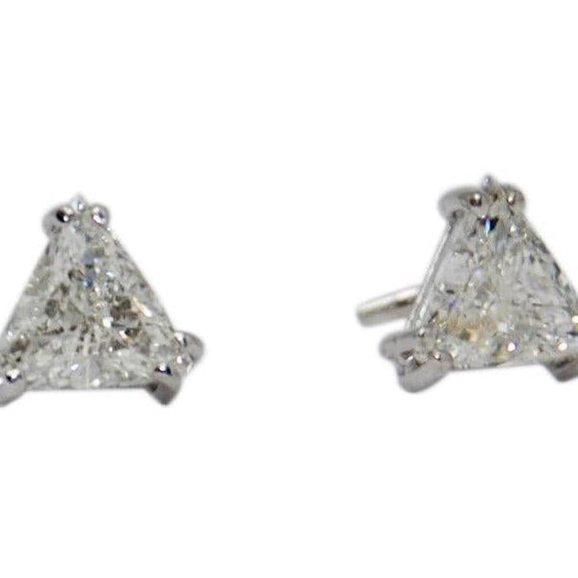 Trilliant Cut Diamond Stud Earrings