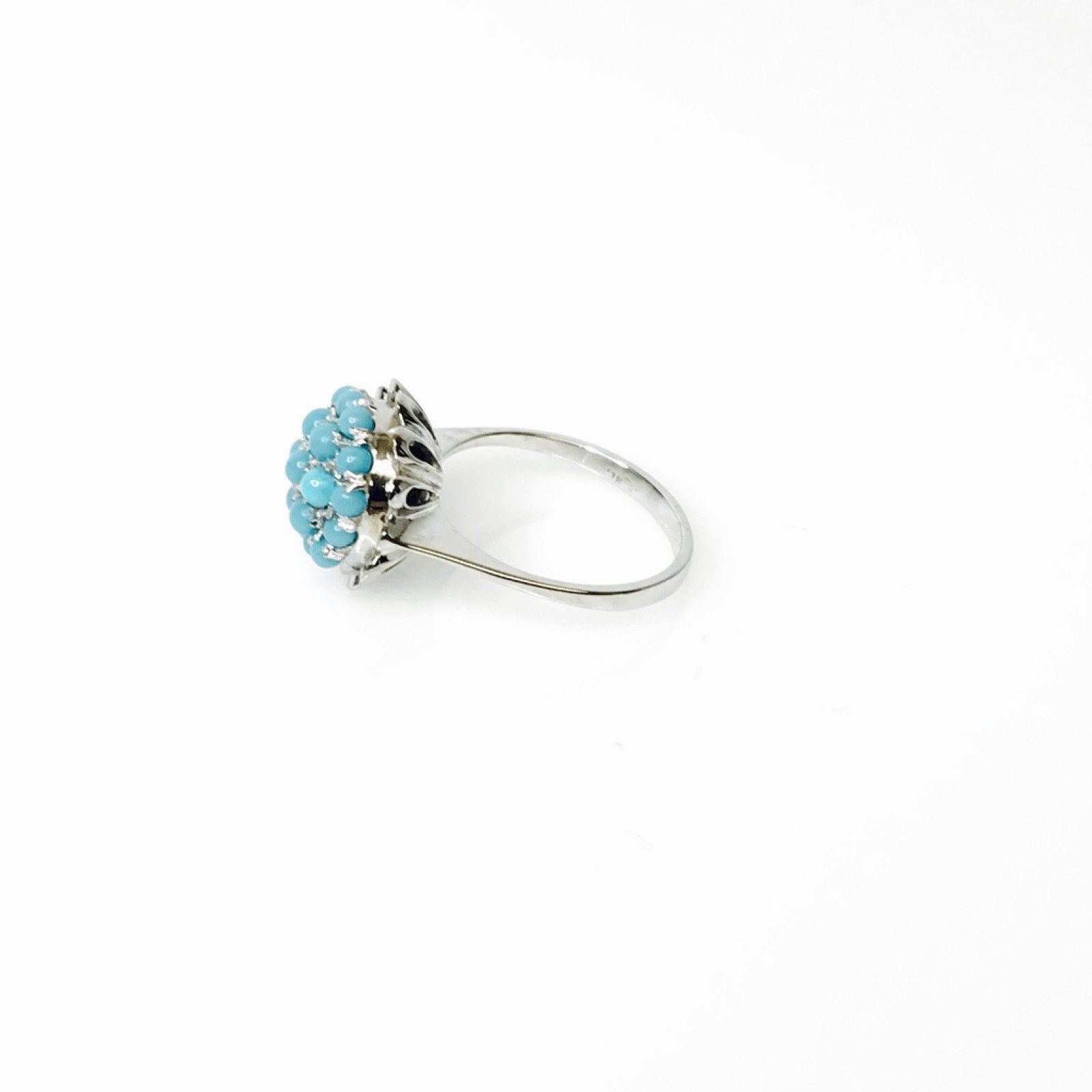 Turquoise Cluster Ring
