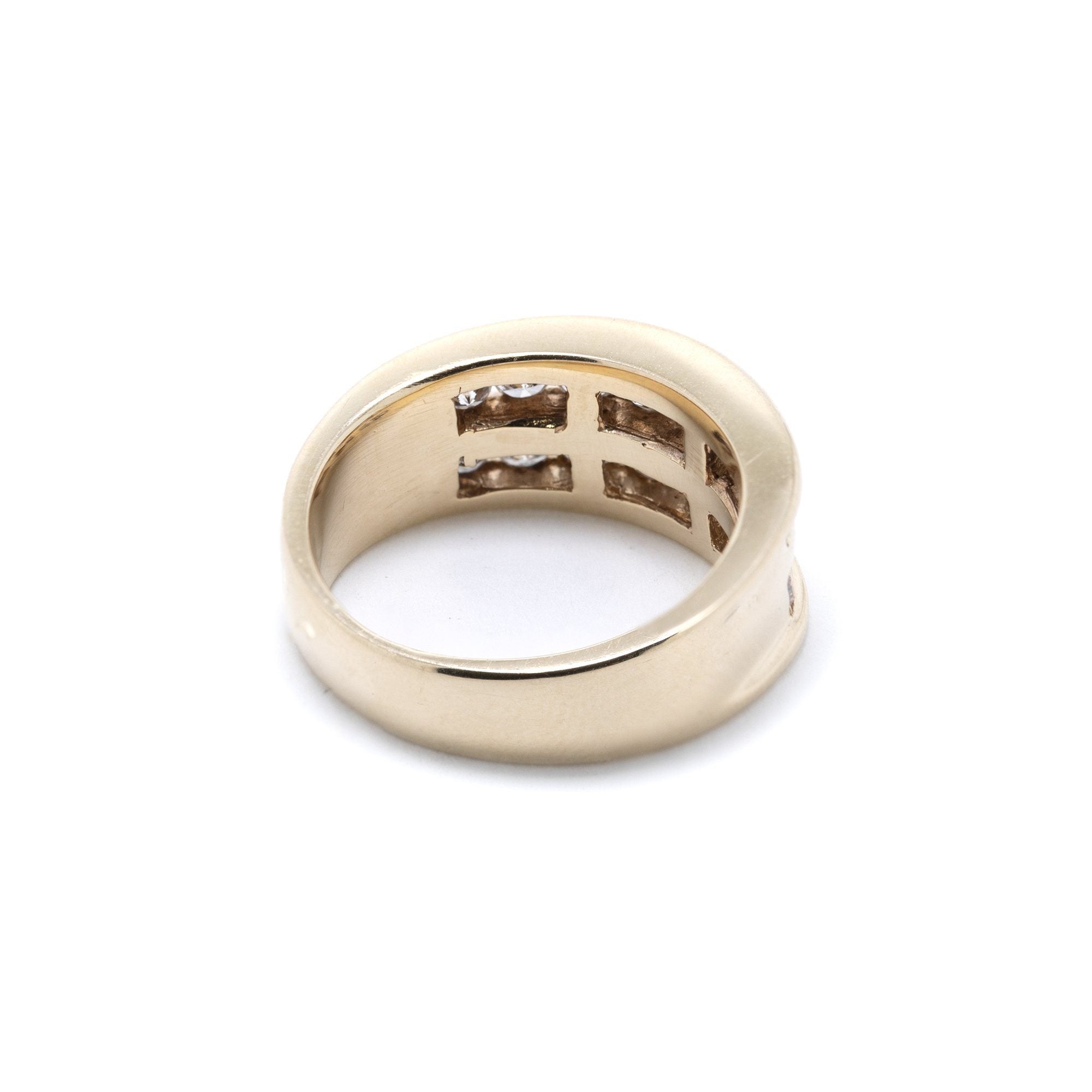 Two-Row Channel-Set Diamond Band Ring