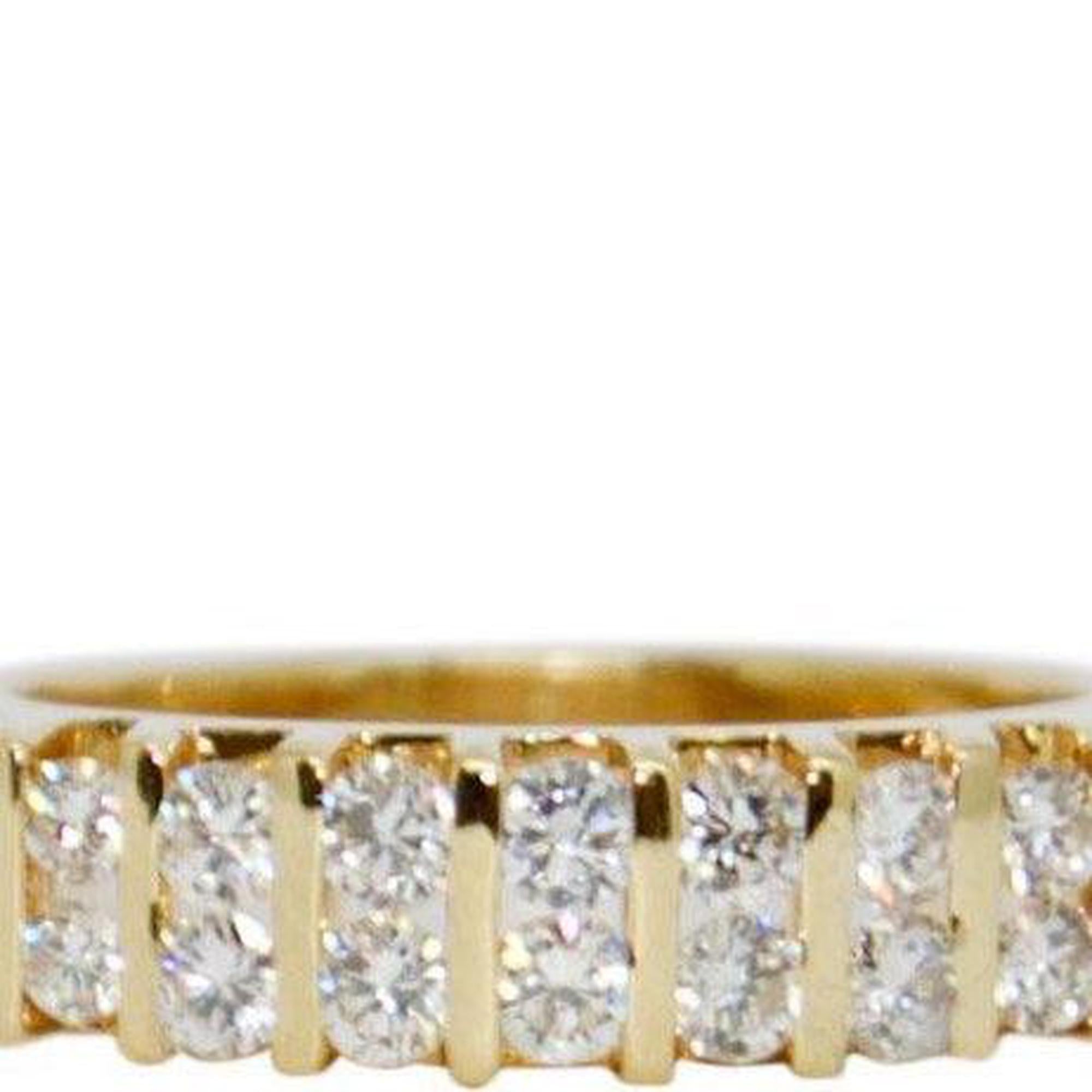 Two-Row Channel-Set Diamond Band Ring