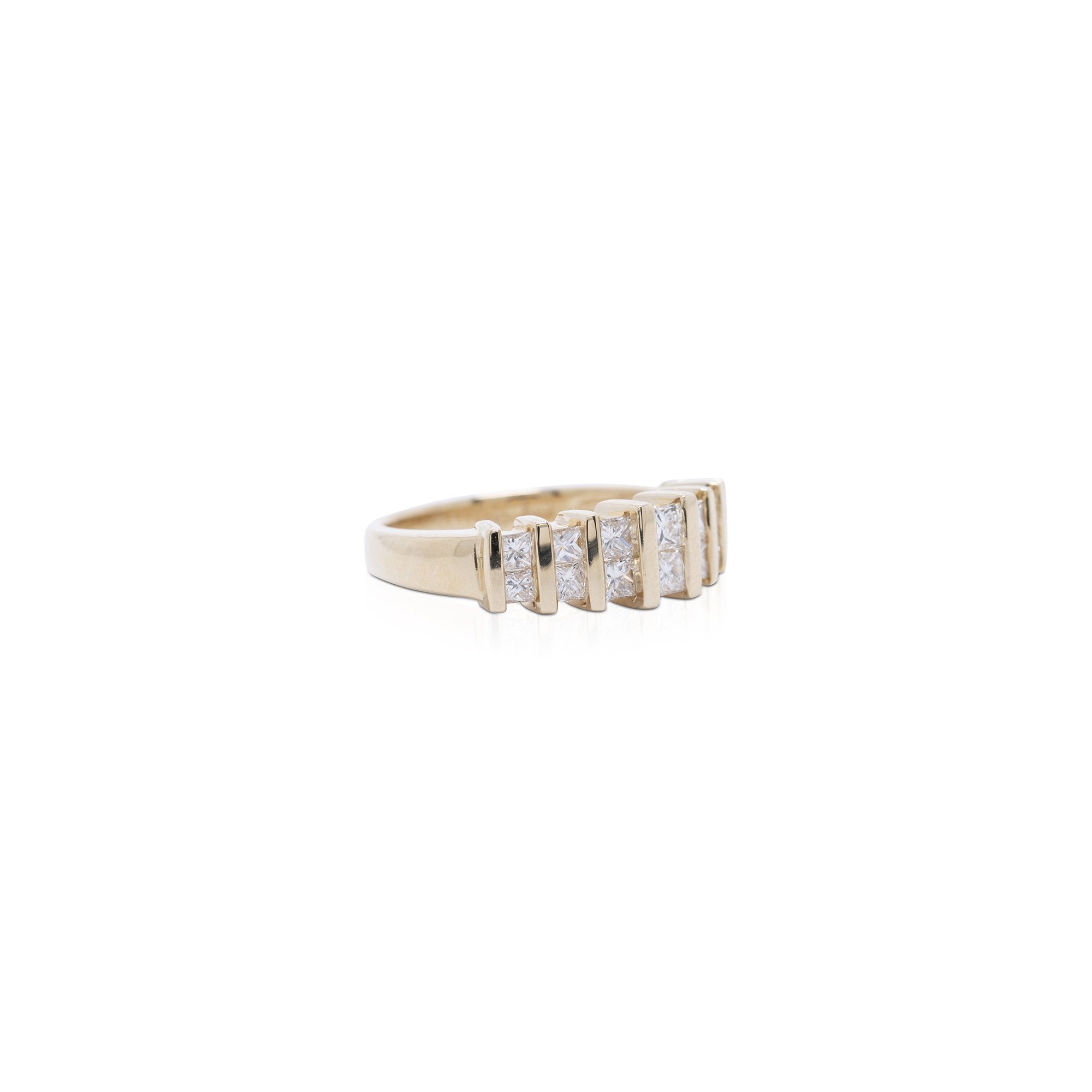 Two-Row Diamond Band Ring