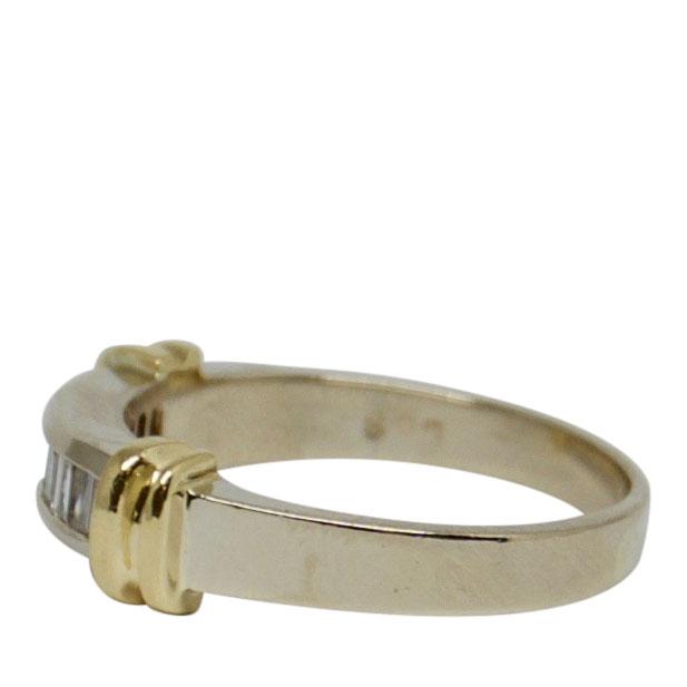 Two-Tone Diamond Band Ring