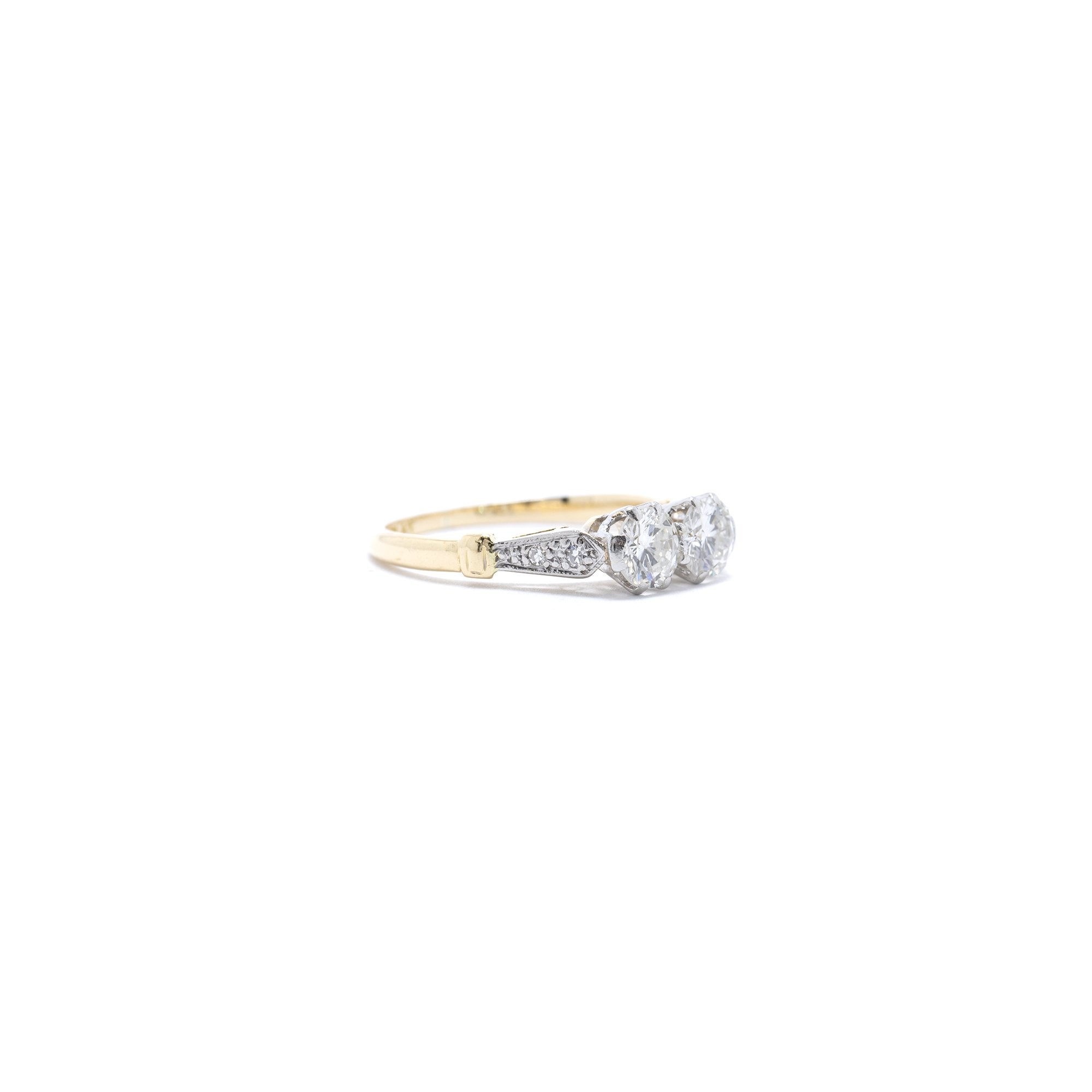Two-Tone Diamond Ring
