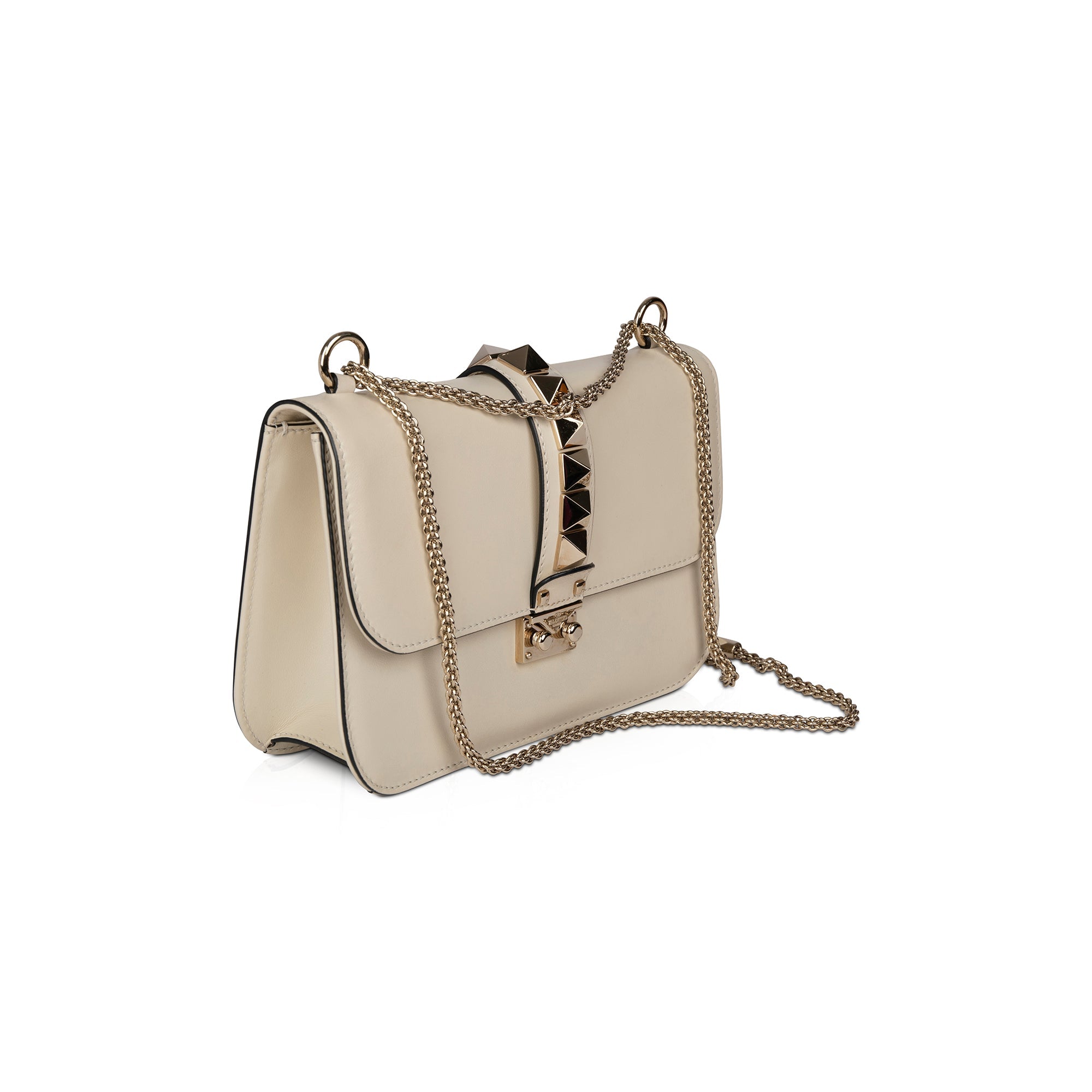 Valentino Medium Glam Lock Chain Shoulder Bag