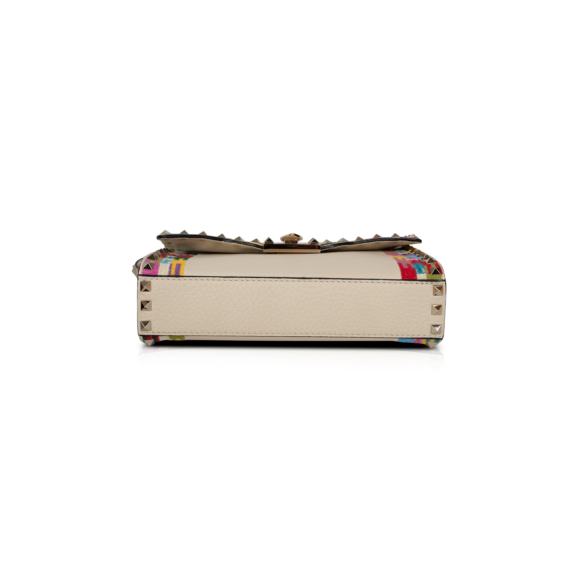 Valentino Medium Limited Edition Embroidered Rockstud Crossbody Bag