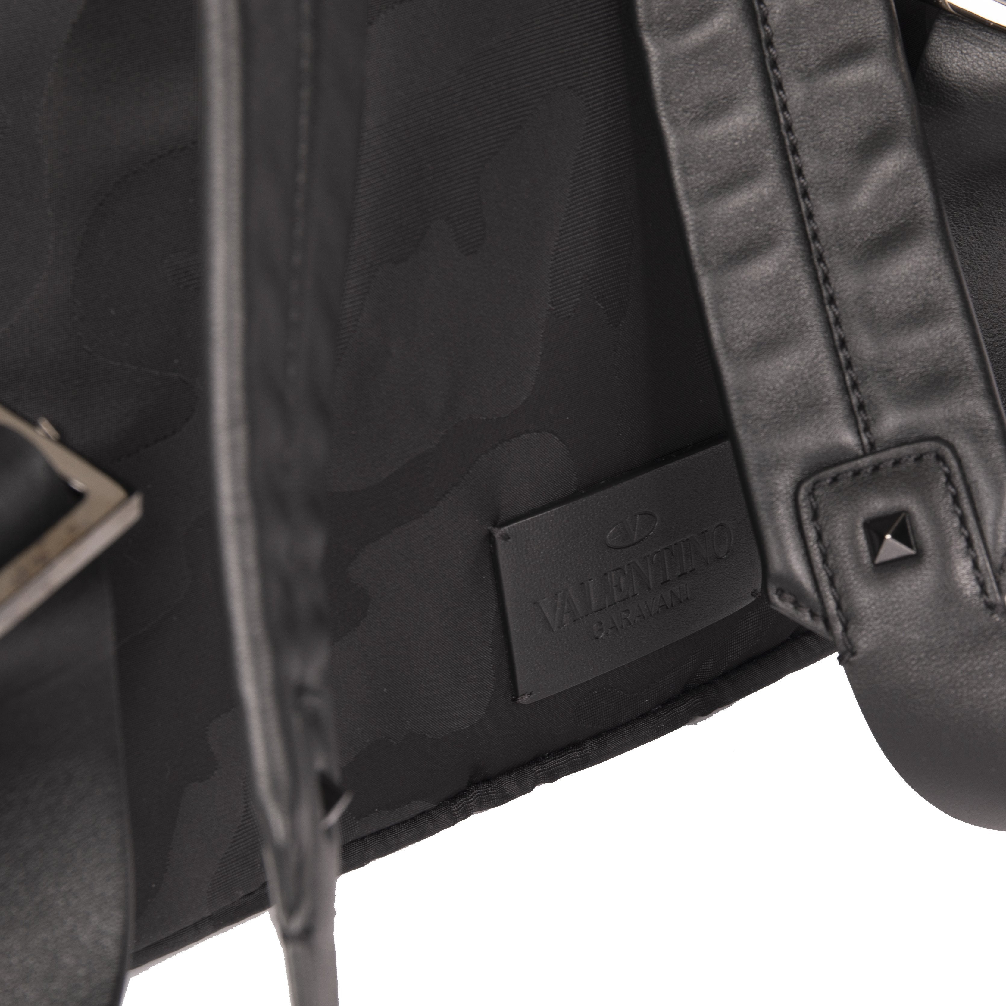 Valentino Rockstud Nylon Backpack