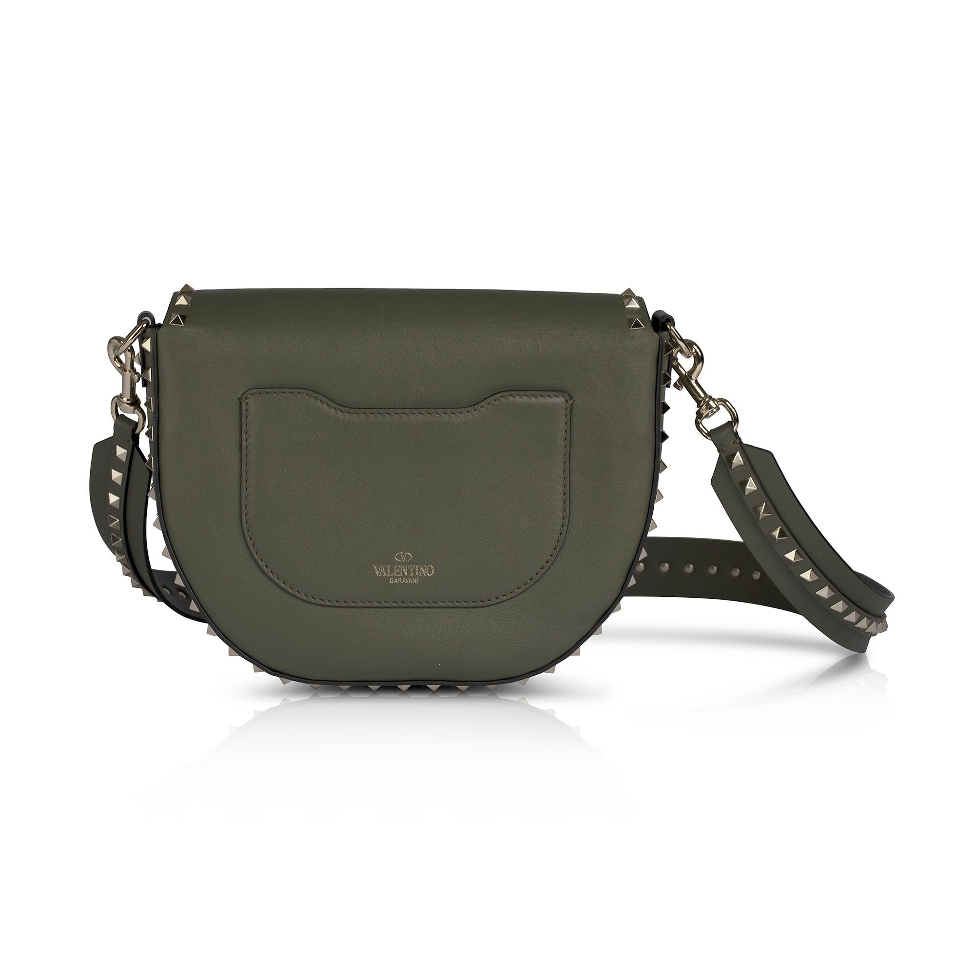 Valentino Rockstud Saddle Crossbody Bag