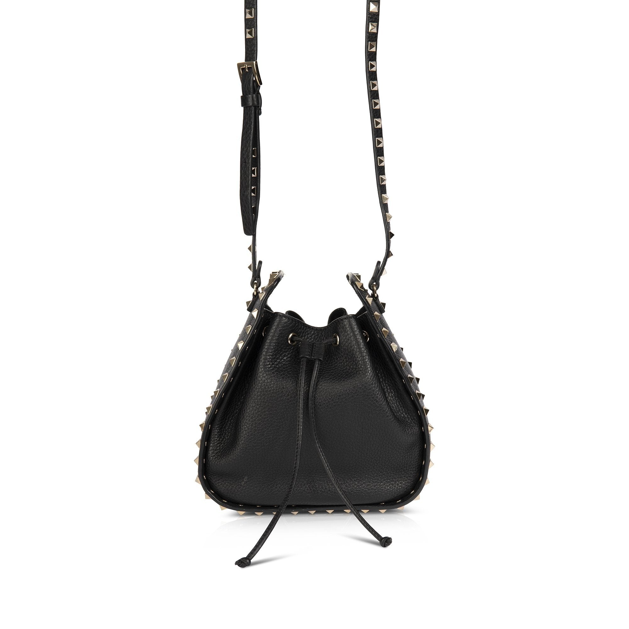 Valentino Small Rockstud Bucket Bag