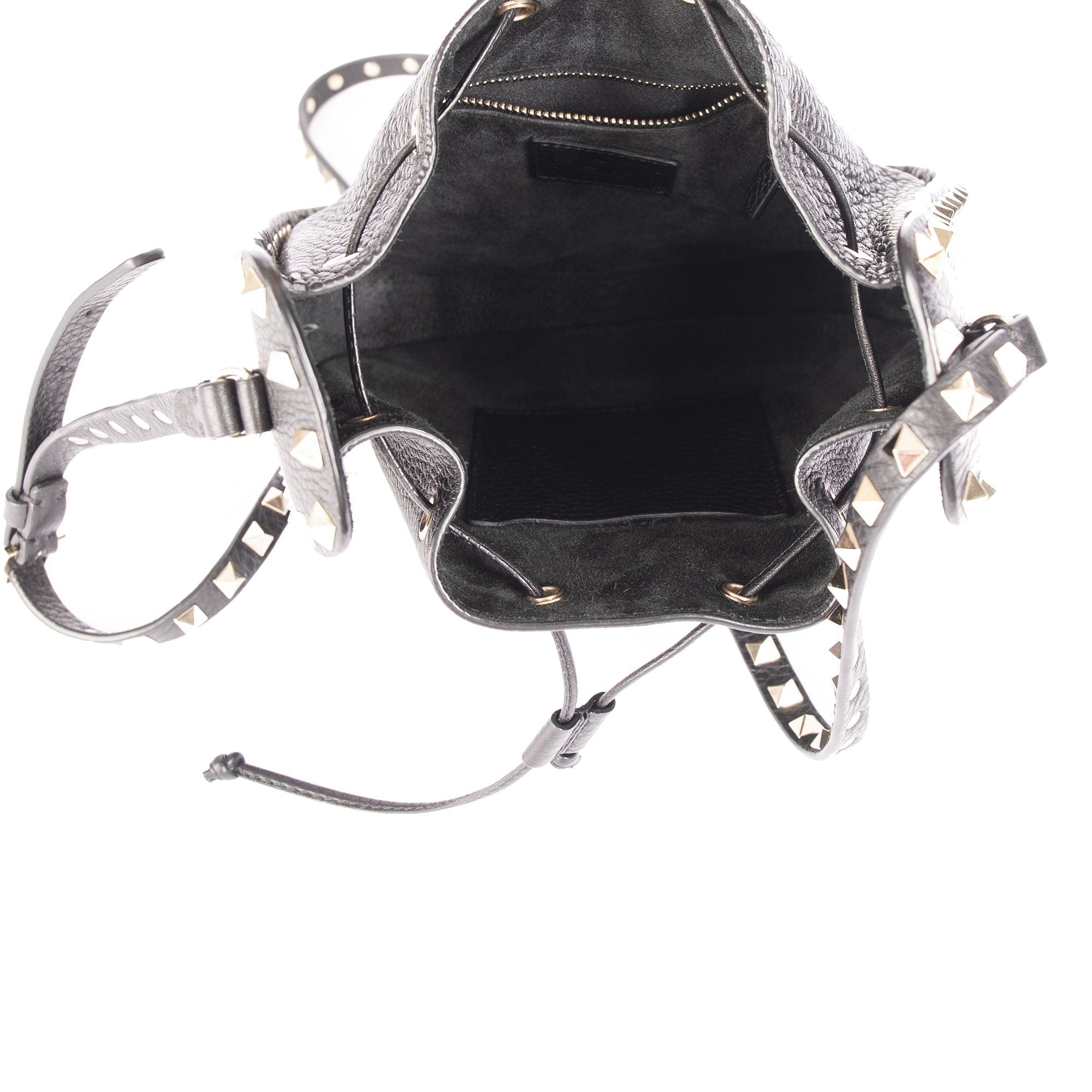 Valentino Small Rockstud Bucket Bag