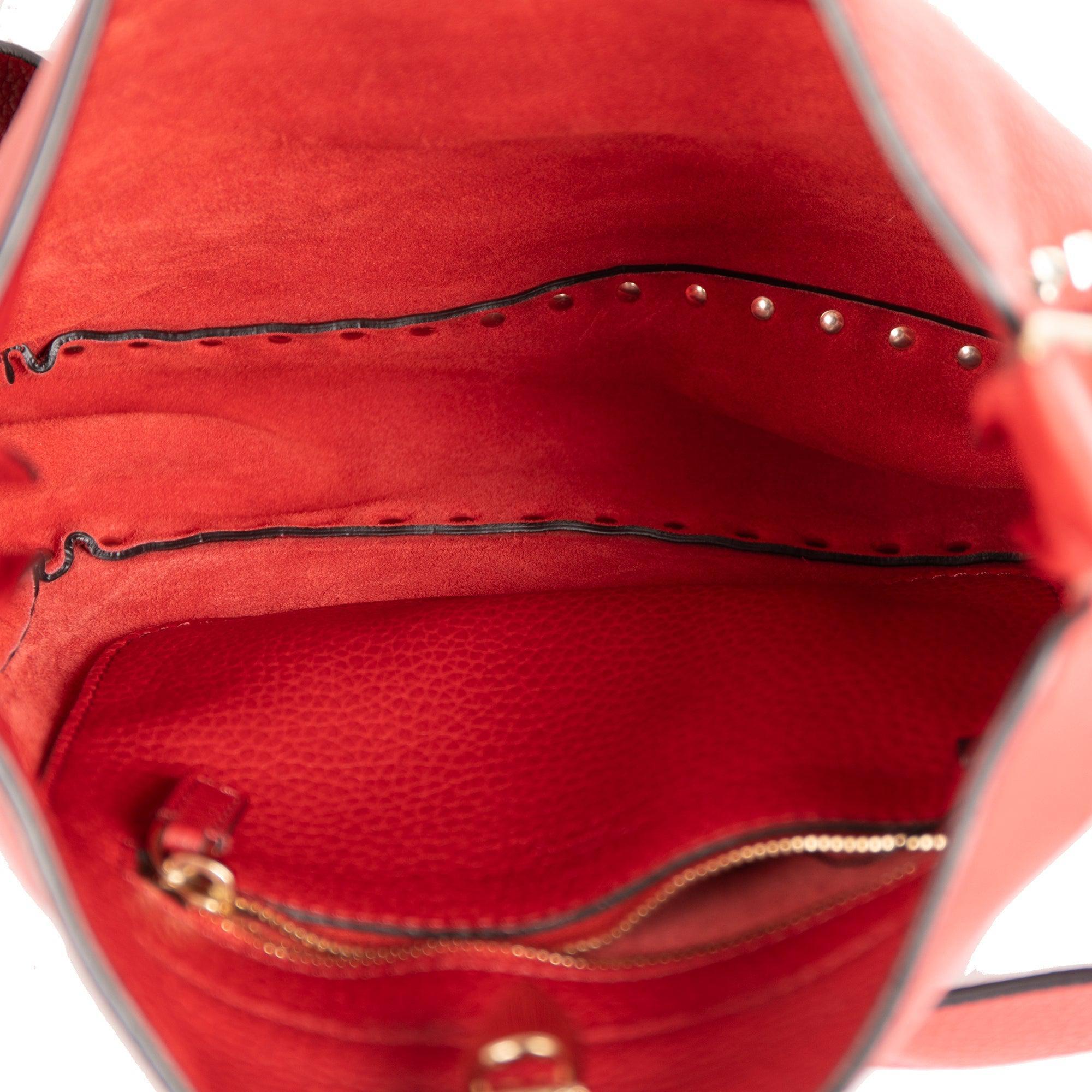 Valentino Small Rockstud Flip-Lock Messenger Bag