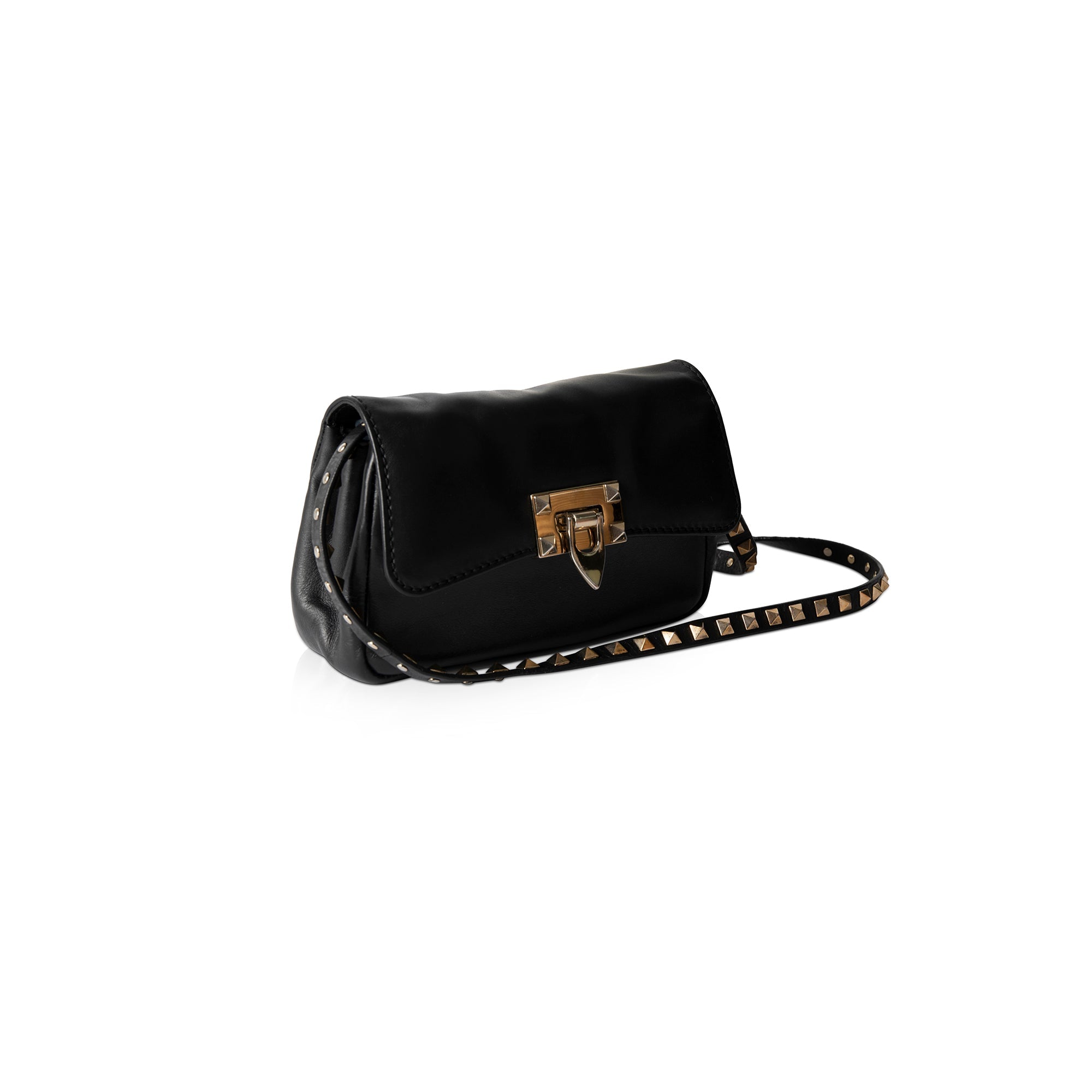 Valentino Small Rockstud Leather Crossbody Bag
