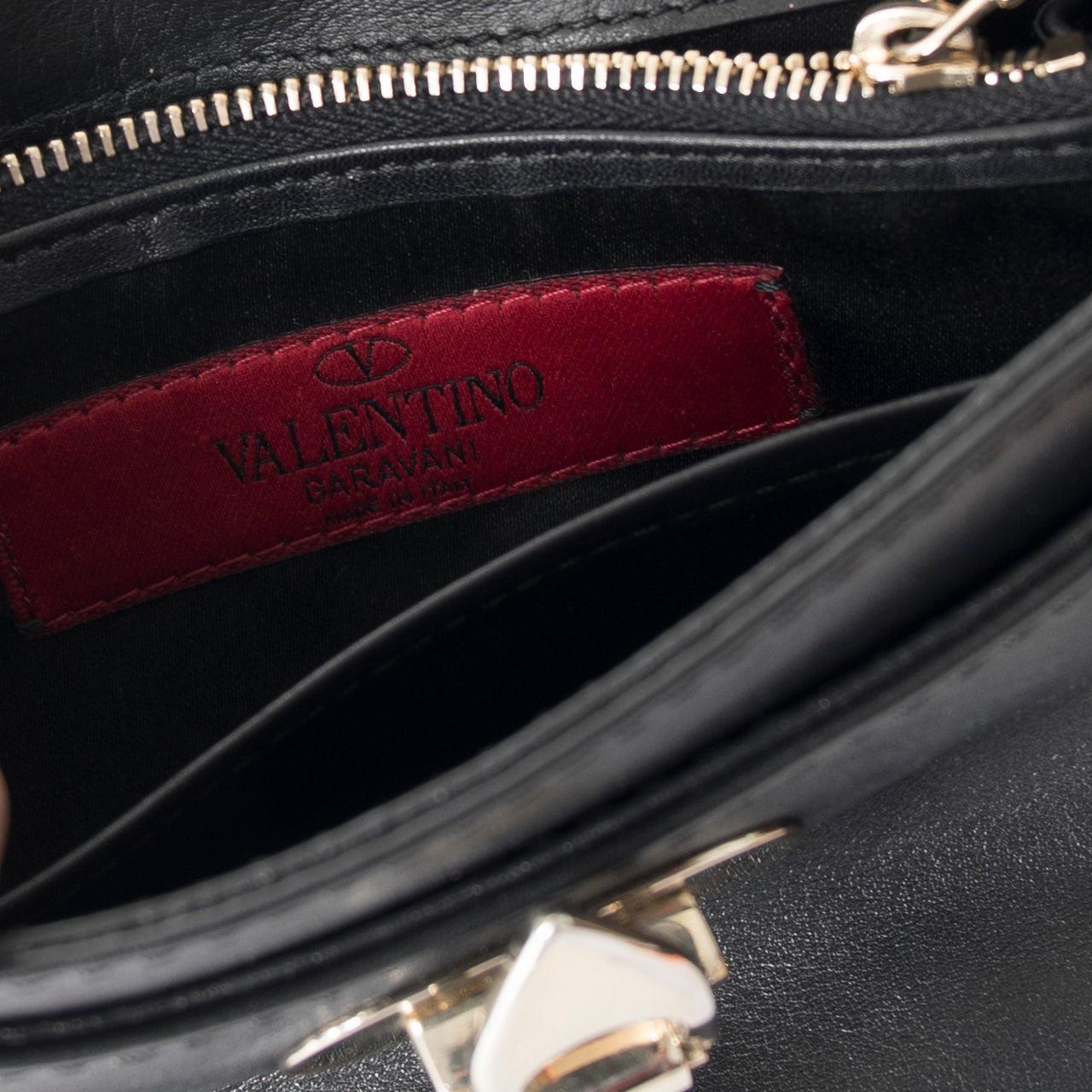 Valentino Small Rockstud Leather Crossbody Bag