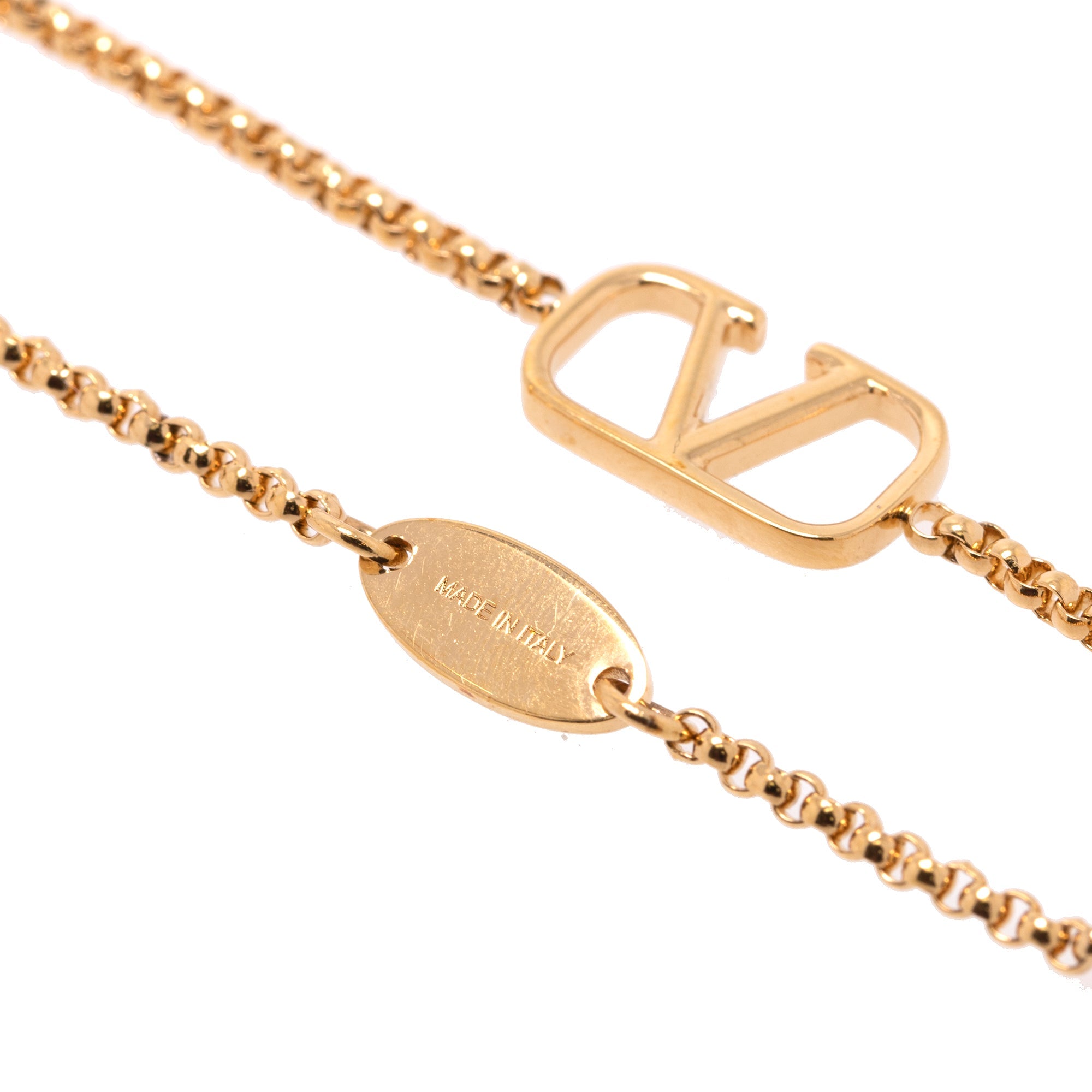 Valentino VLogo Signature Metal Bracelet w/ Box