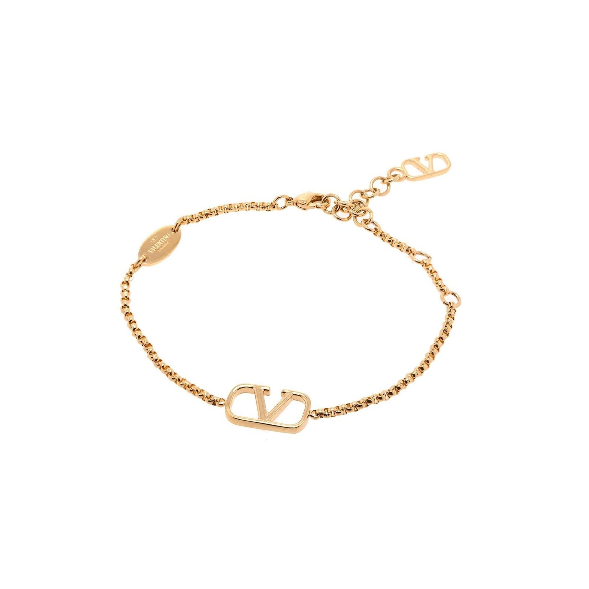 Valentino VLogo Signature Metal Bracelet w/ Box