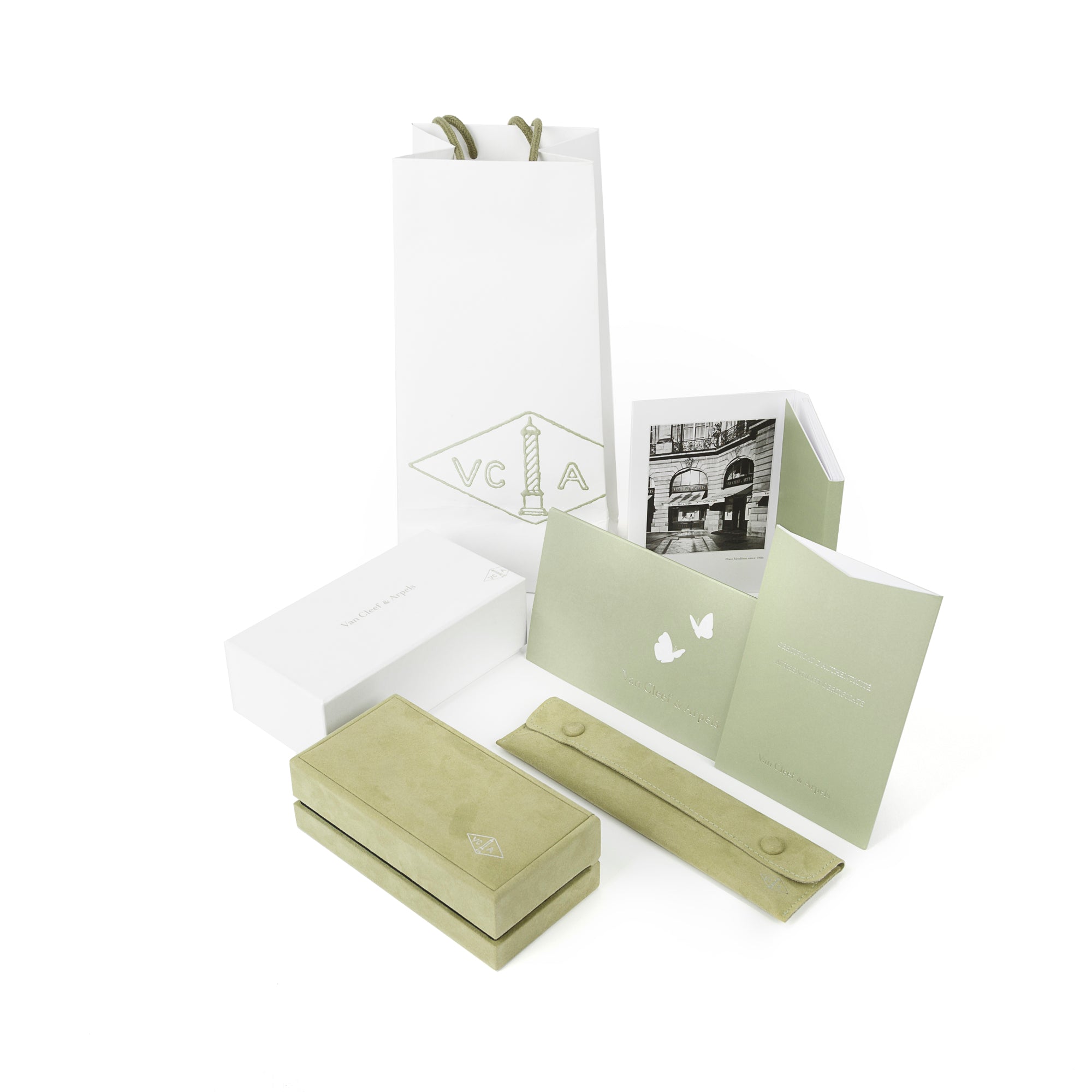 Van Cleef & Arpels 18k Rose Gold 5 Motifs Vintage Alhambra Bracelet w/ Box, Receipt & Certificate