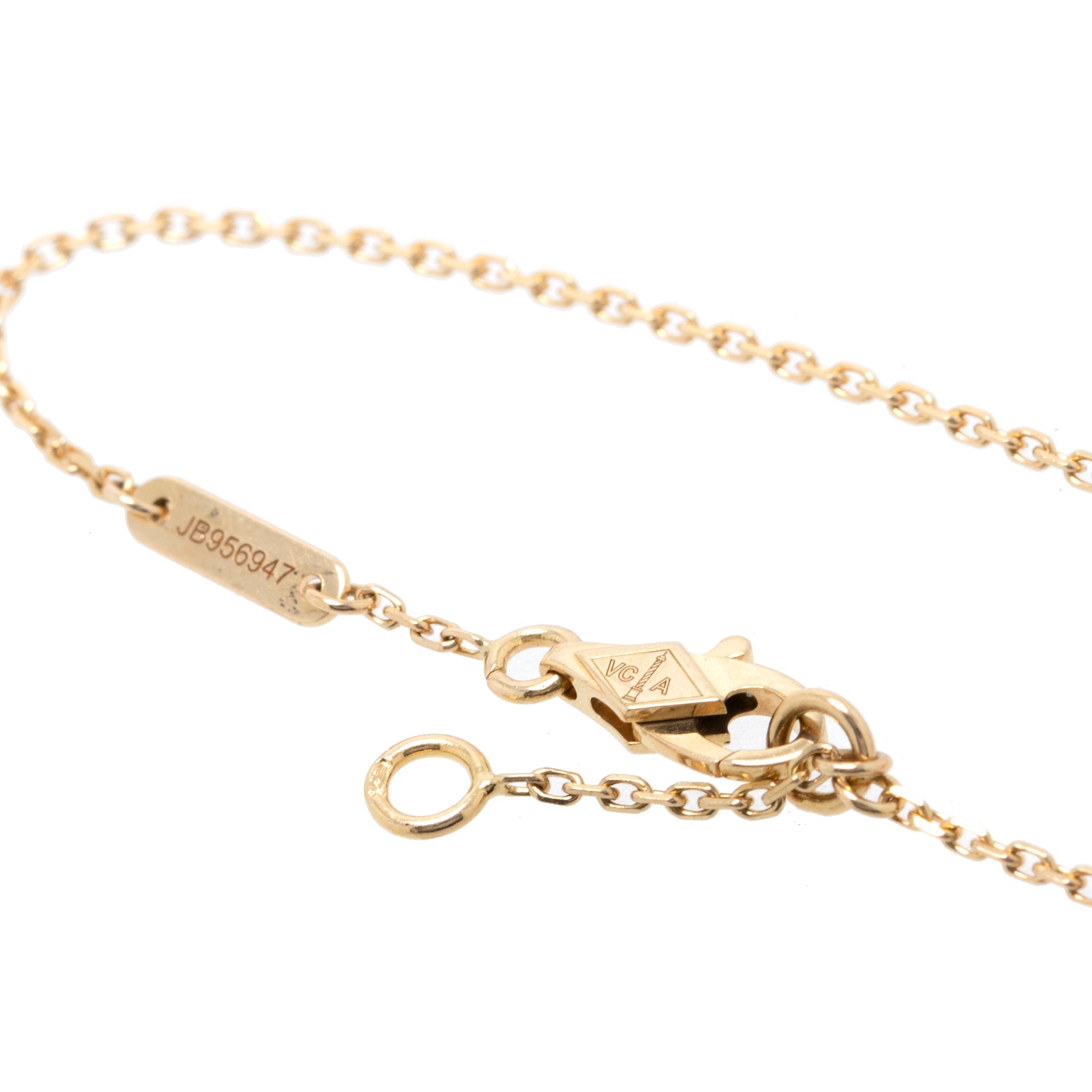 Van Cleef & Arpels 18k Yellow Gold Frivole Bracelet, Mini Model