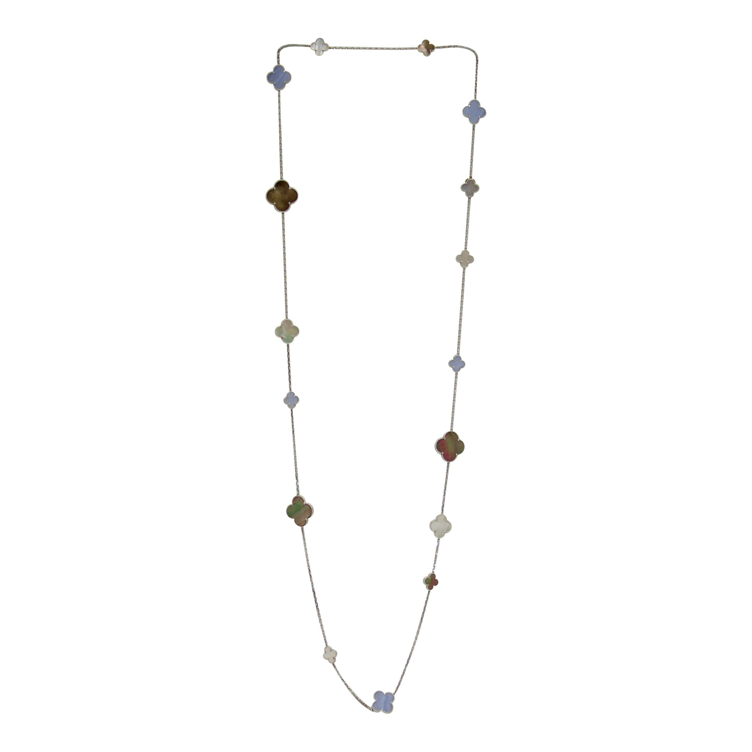 Van Cleef & Arpels Magic Alhambra 16 Motifs Long Necklace