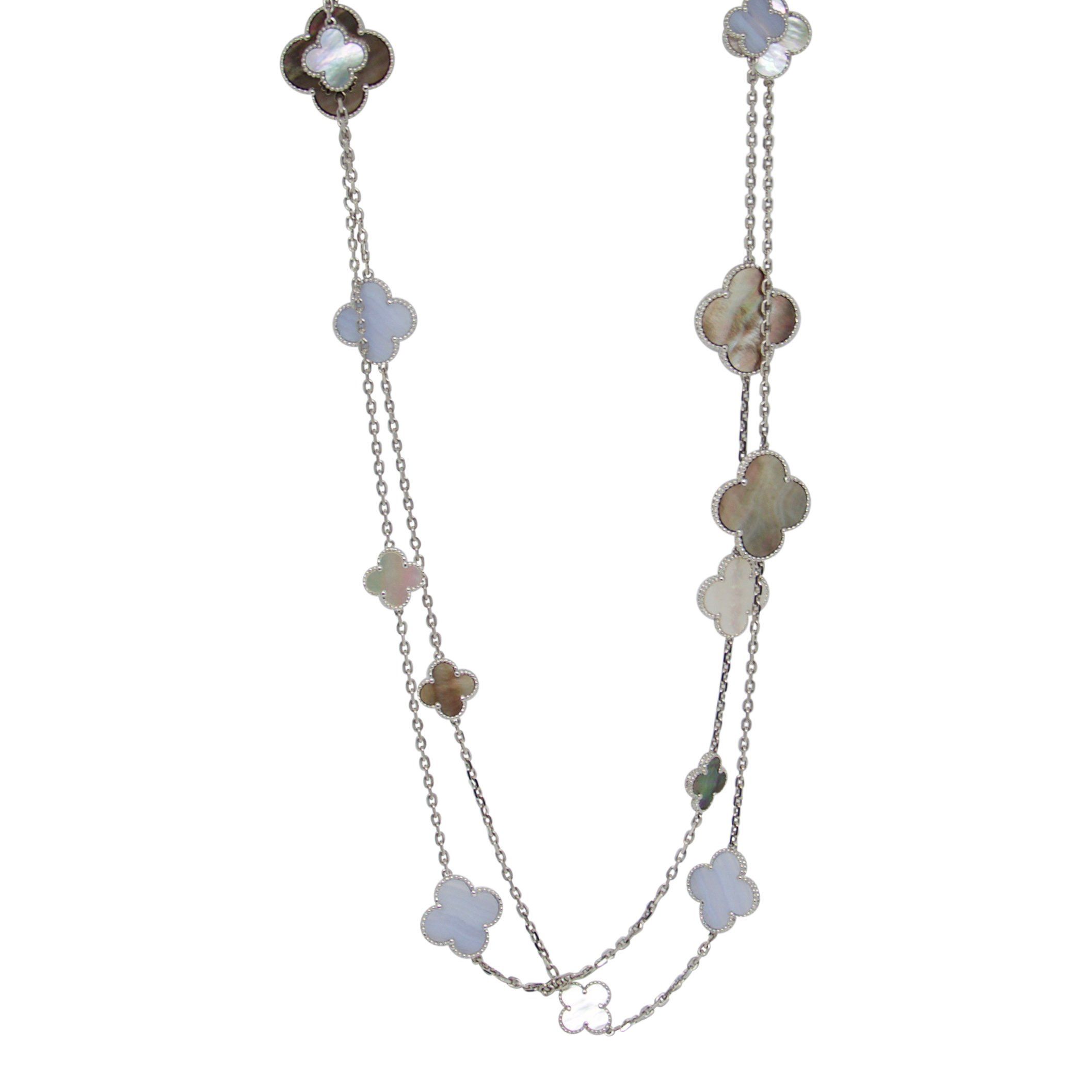 Van Cleef & Arpels Magic Alhambra 16 Motifs Long Necklace