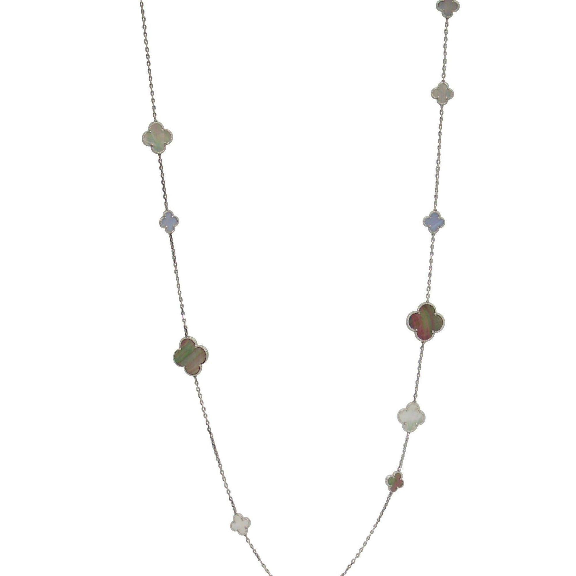Van Cleef & Arpels Magic Alhambra 16 Motifs Long Necklace