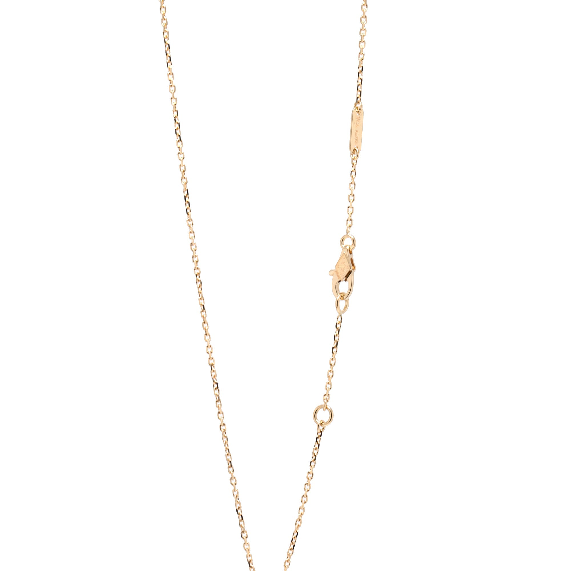 Van Cleef & Arpels Mother of Pearl Sweet Alhambra Pendant Necklace
