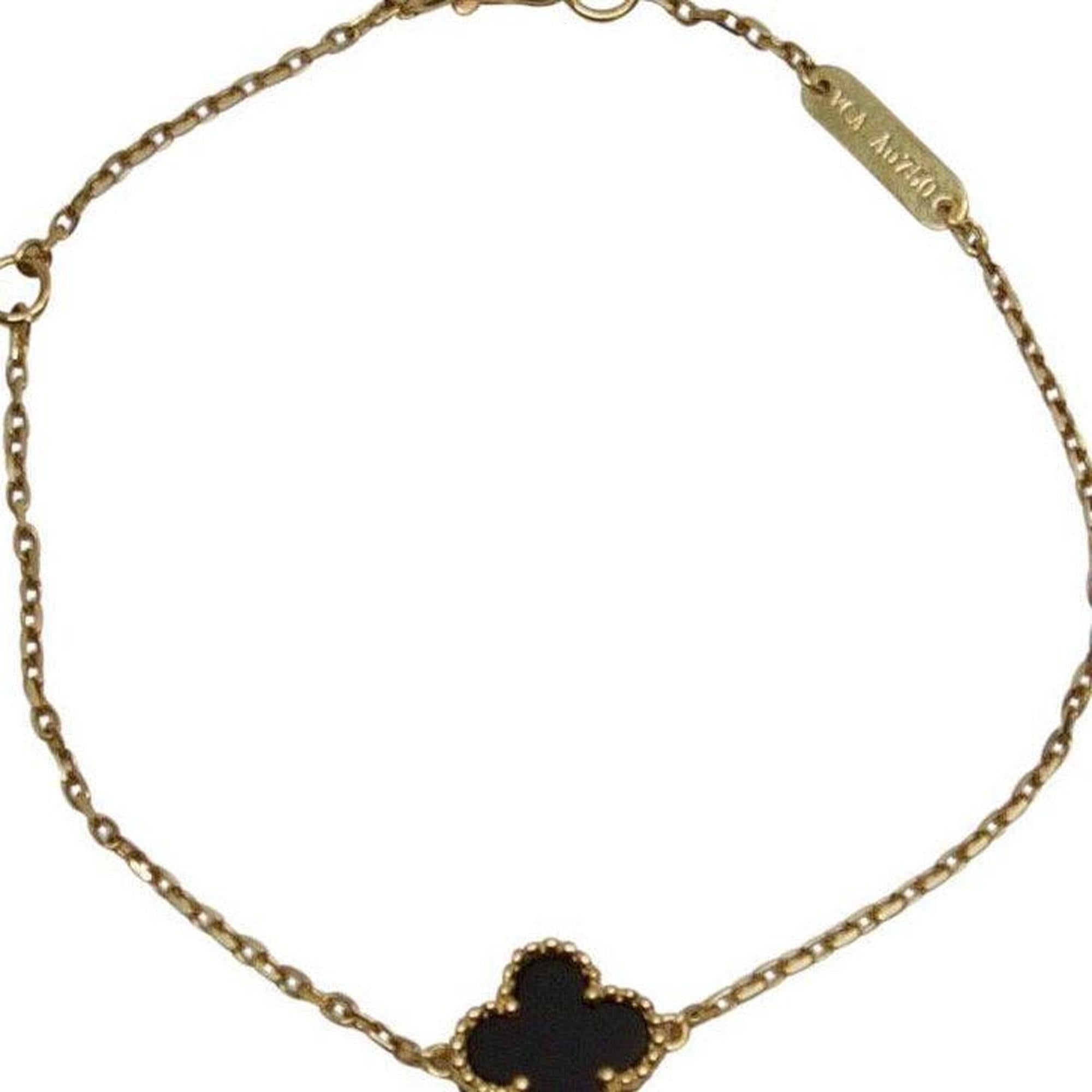 Van Cleef & Arpels Sweet Alhambra Bracelet with Black Onyx