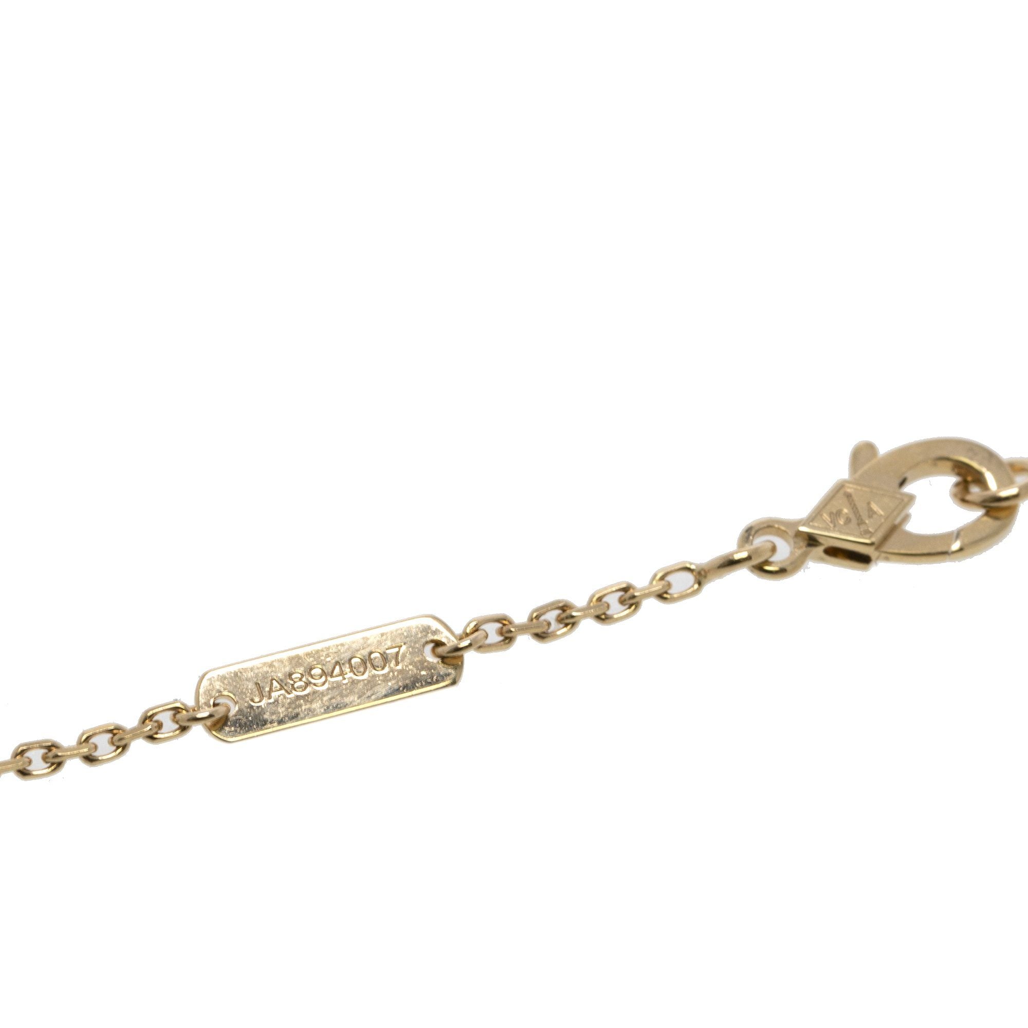 Van Cleef & Arpels Vintage Alhambra Carnelian Pendant Necklace