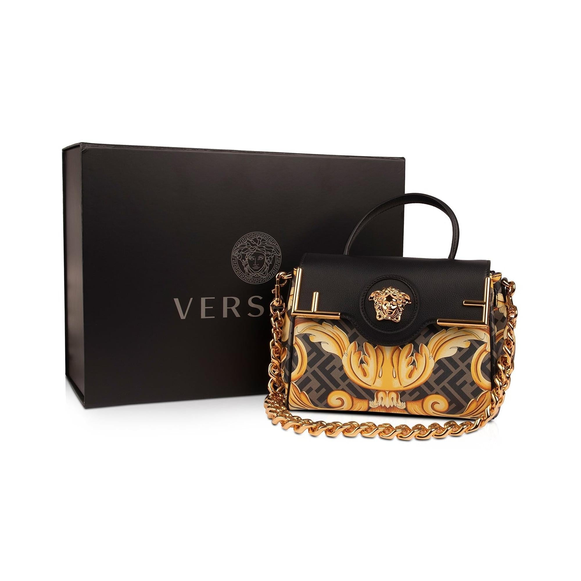 Versace 2022 Fendace La Medusa Medium Handbag w/ Box & Receipt