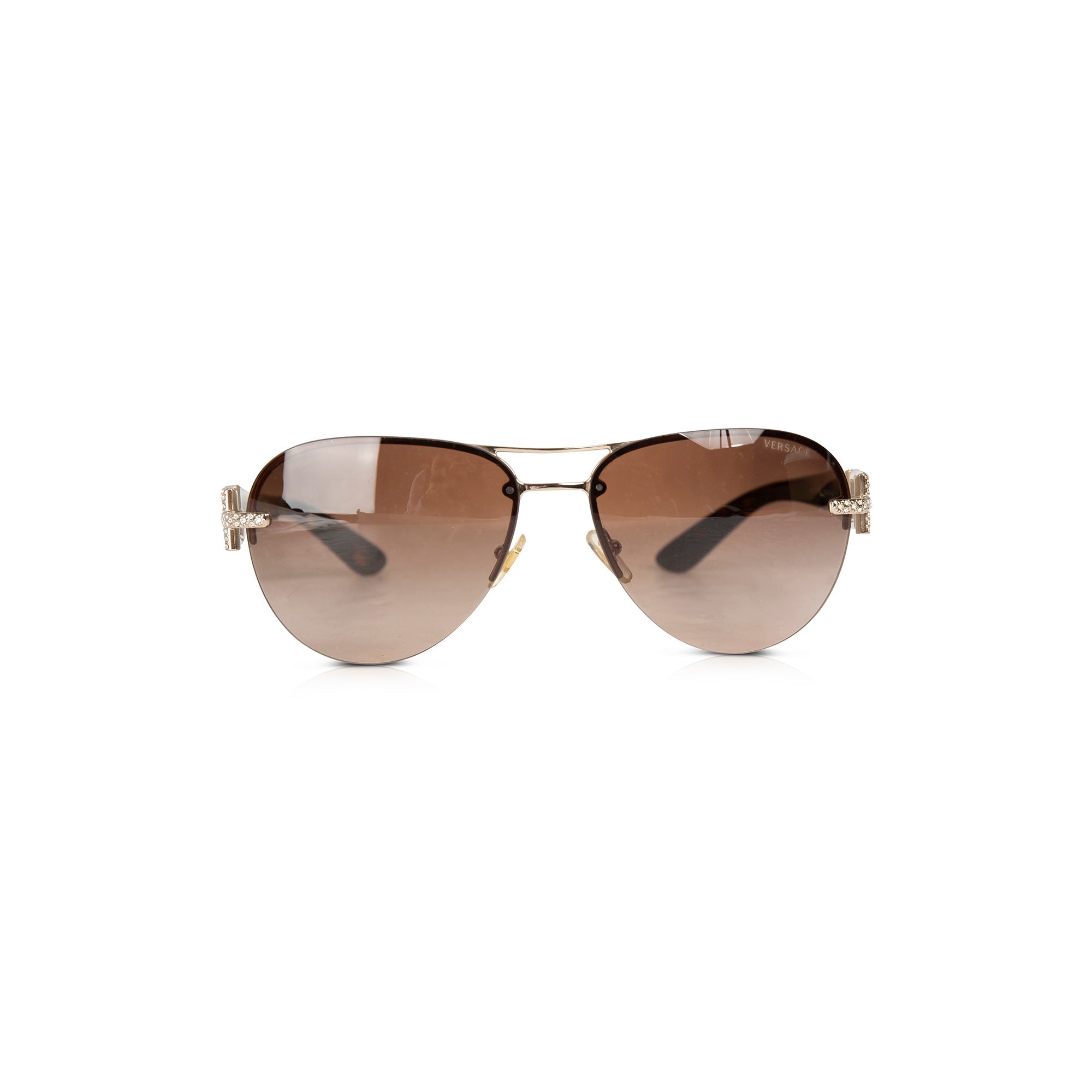 Versace 2159-B Aviator Sunglasses