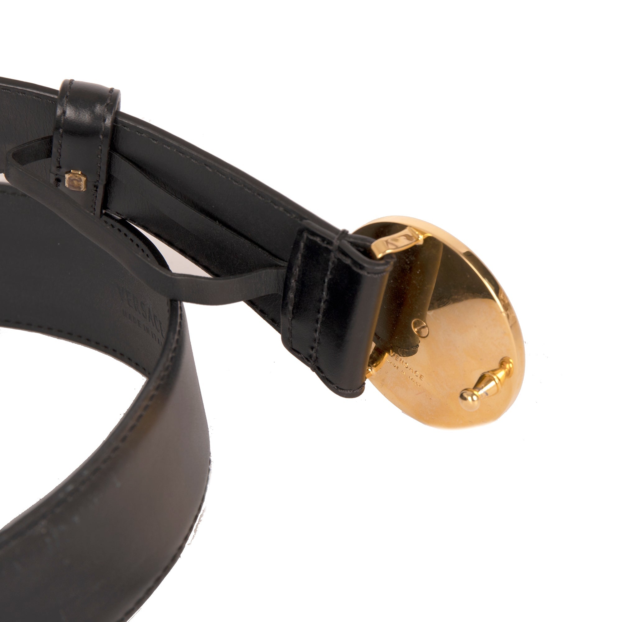 Versace Classic Medusa Leather Belt