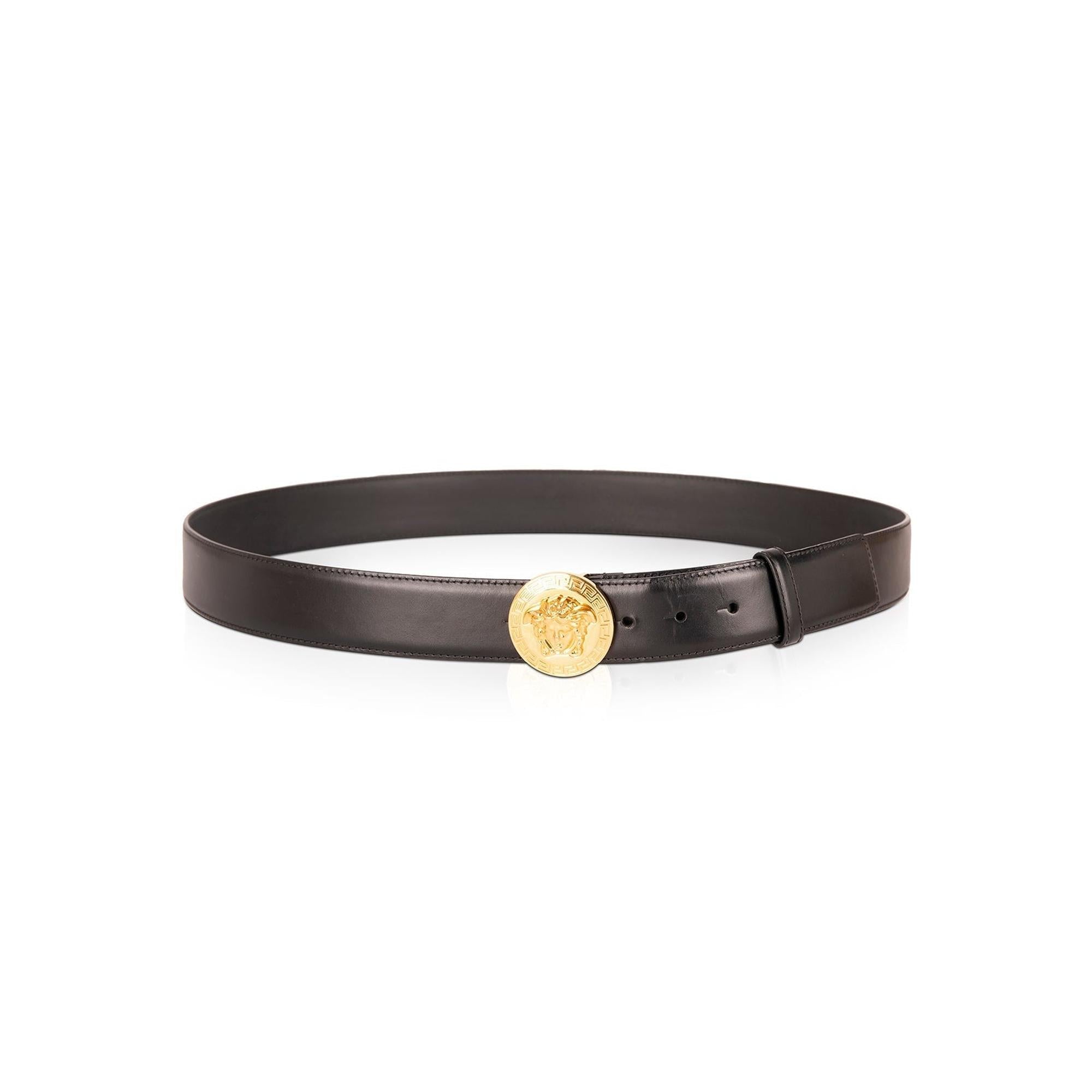 Versace Classic Medusa Leather Belt