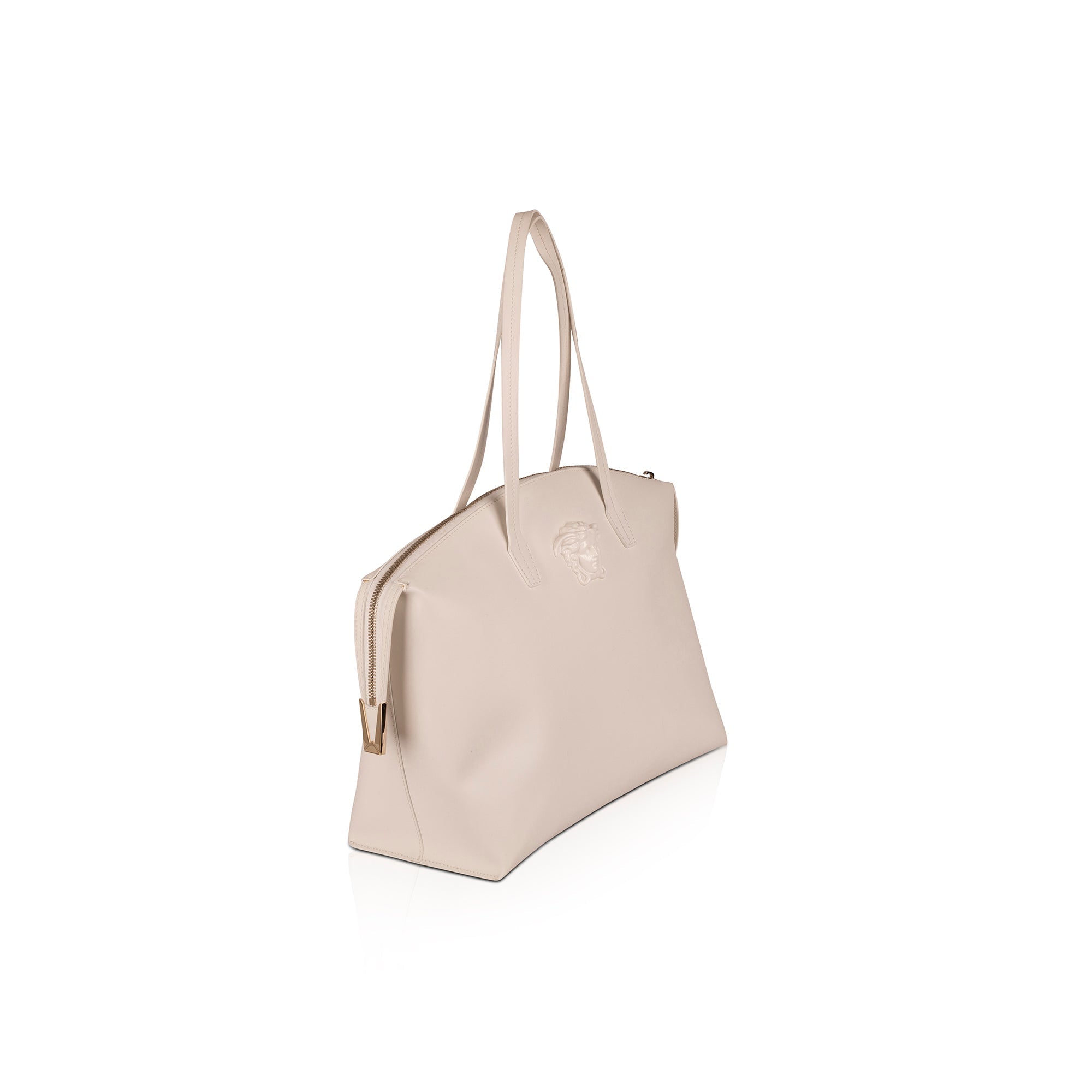 Versace Large Medusa Leather Tote