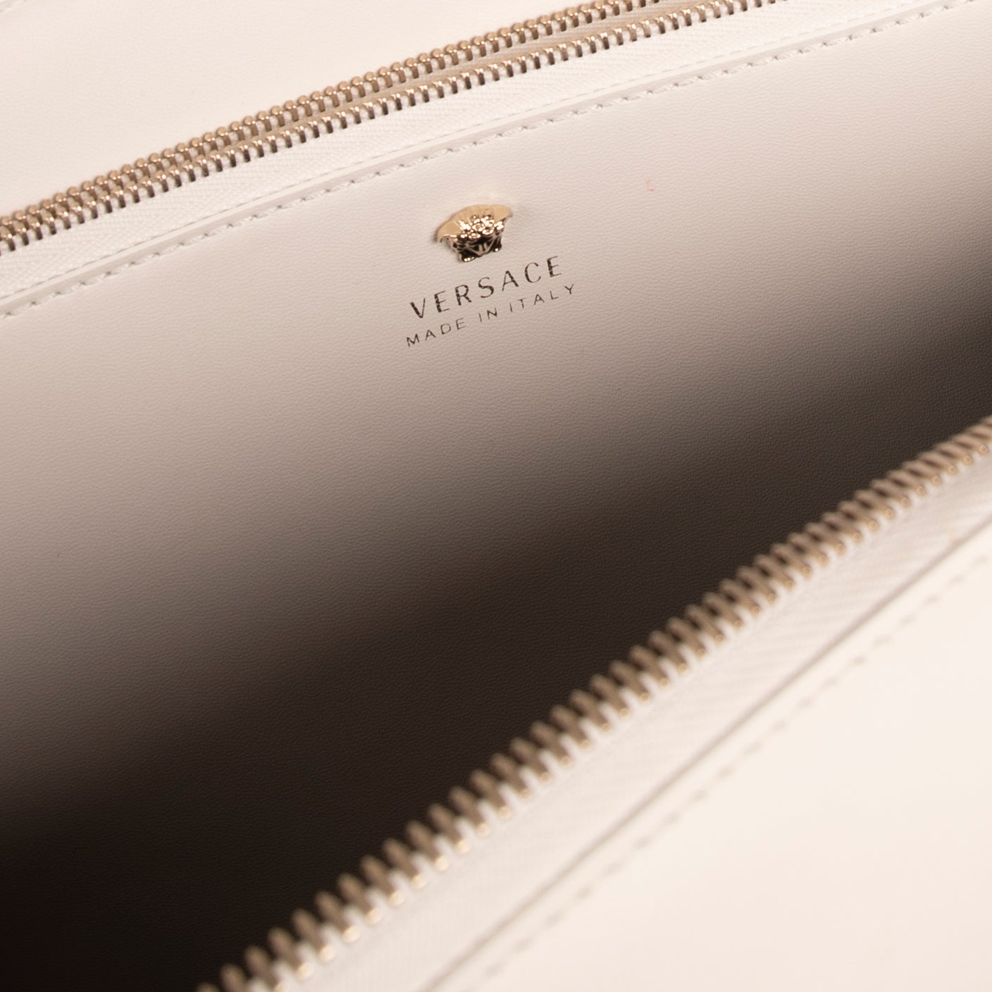 Versace Large Medusa Leather Tote