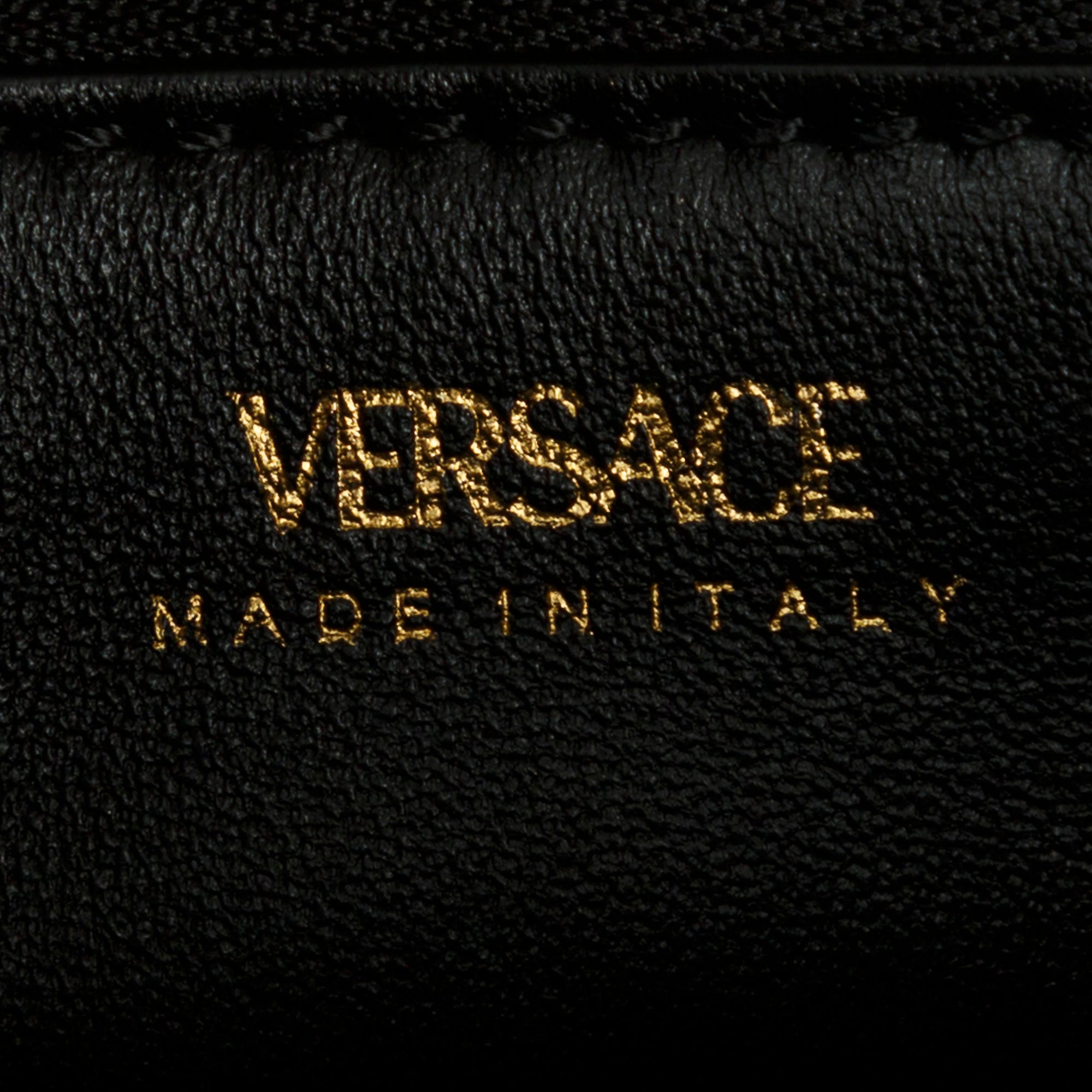 Versace Medium La Medusa Handle Bag w/ Straps