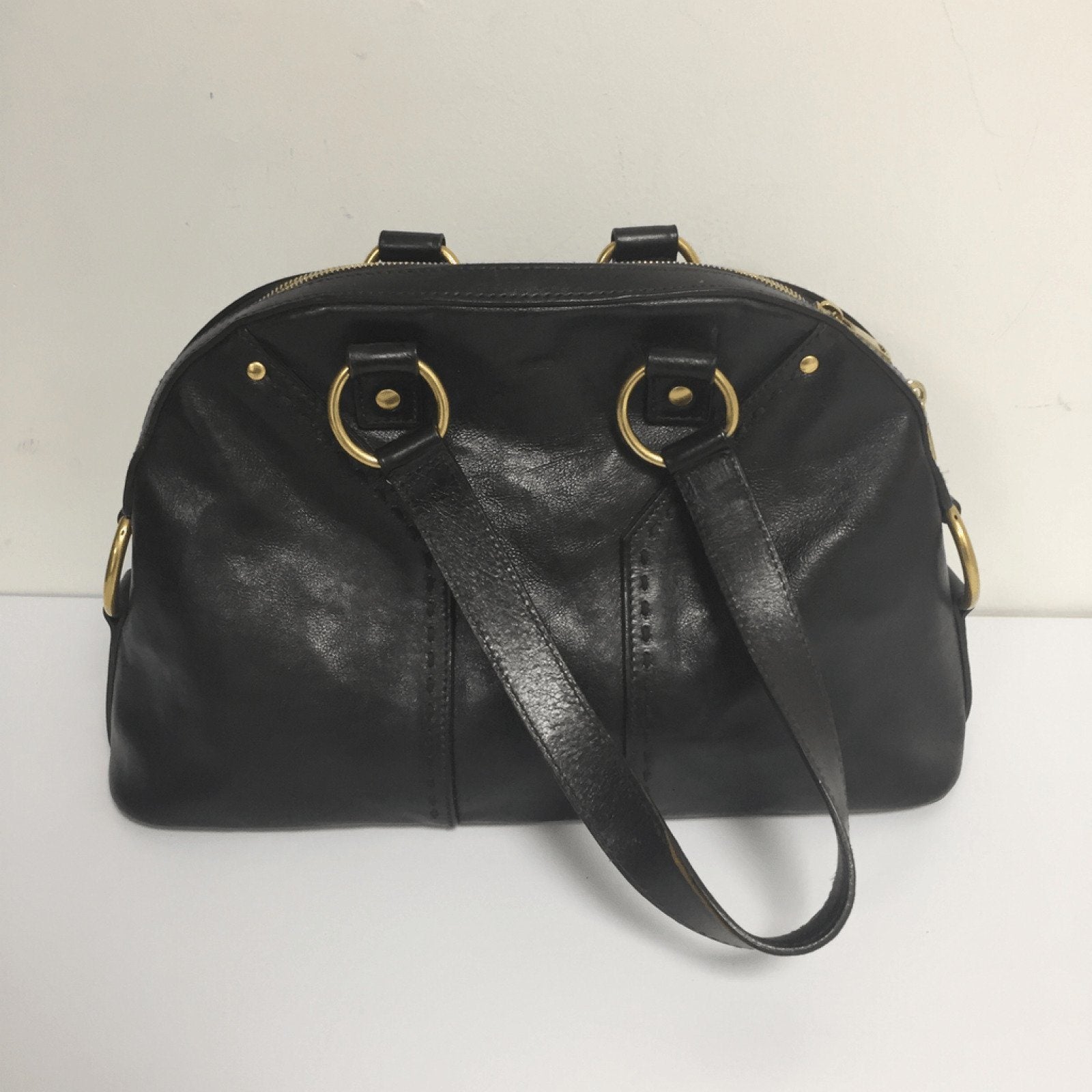 YSL Brown Medium Muse Bag
