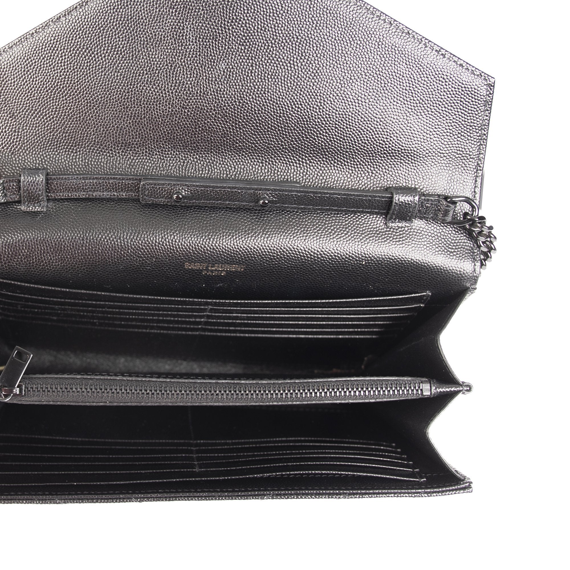 Yves Saint Laurent Envelope Chain Wallet w/ Box